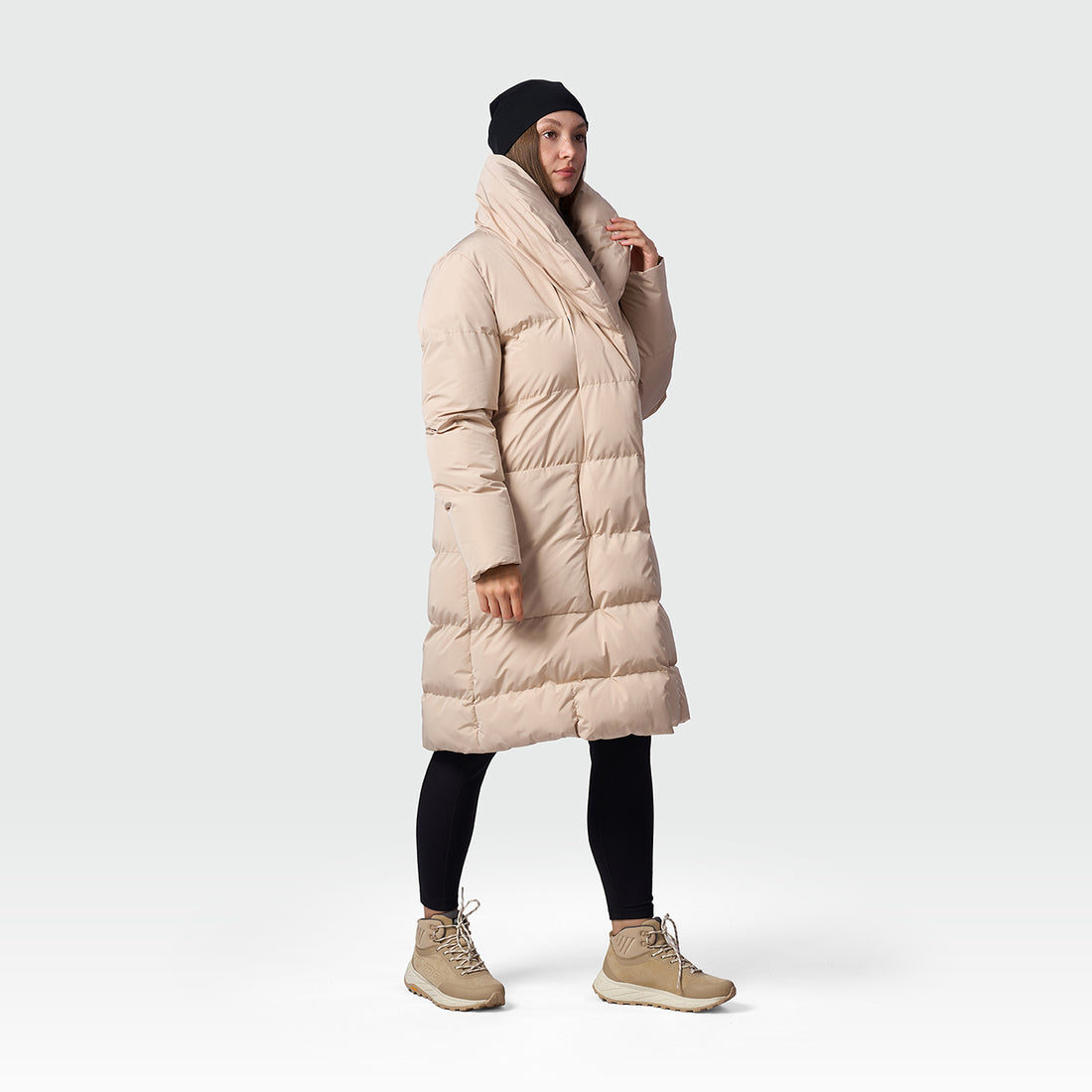 BU-6470SP women's urban long style insulated jacket SAMANTA