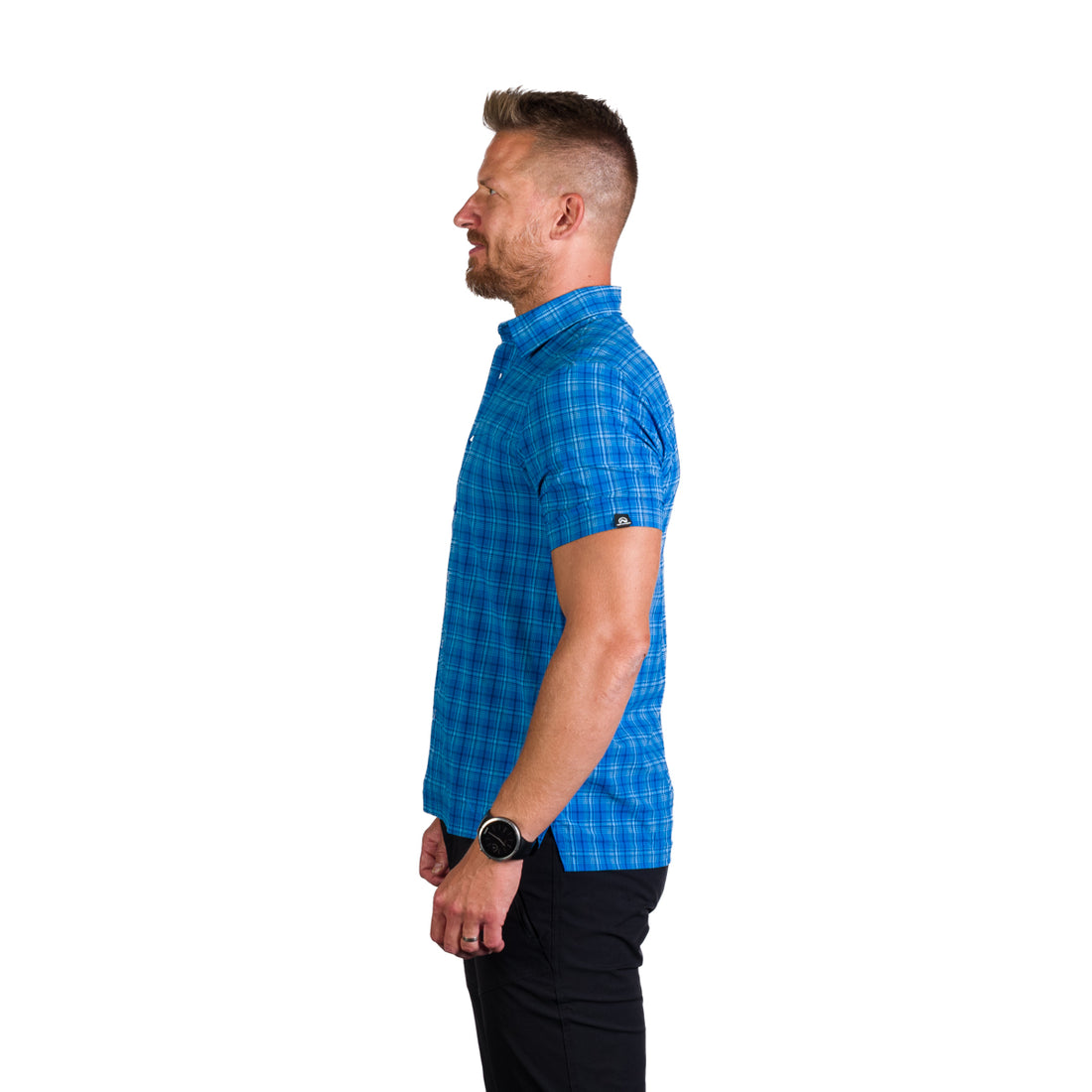 KO-30451OR men's technical outdoor shirt short sleeve CASEN