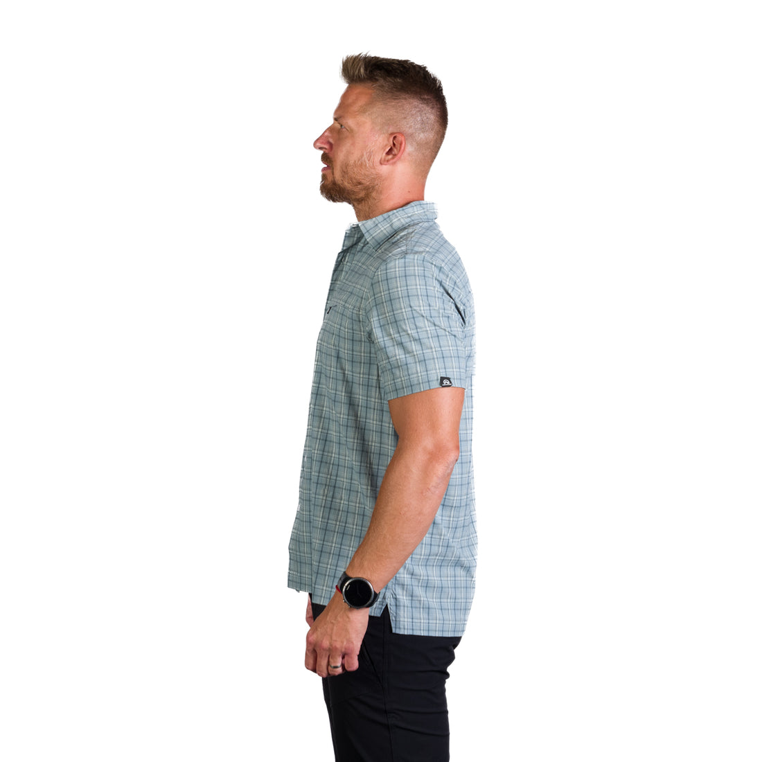 KO-30451OR men's technical outdoor shirt short sleeve CASEN
