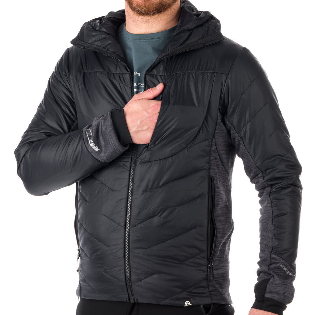 Men's hybrid jacket OTIS BU-5035OR