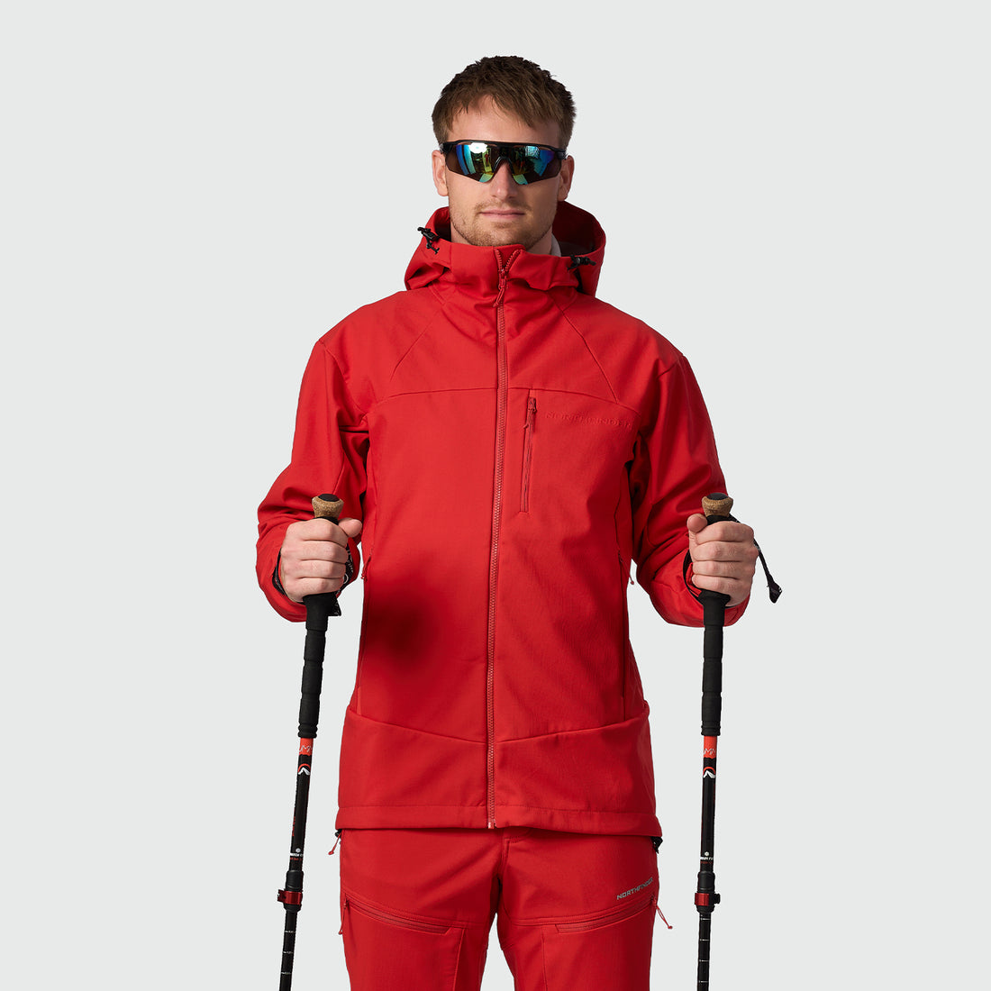 men's outdoor hoody softshell jacket 3L