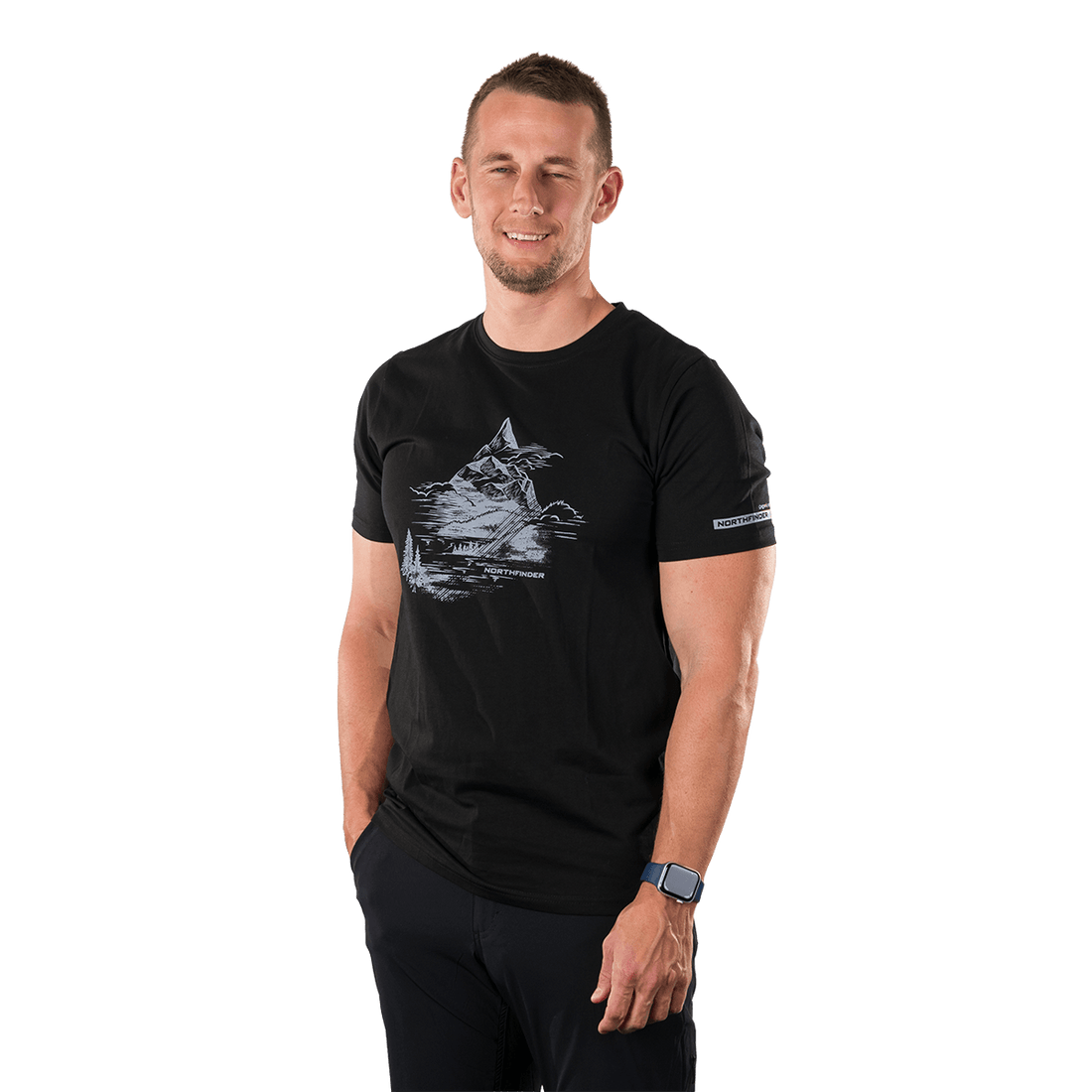 Men’s Outdoor T-shirt 100% Organic Cotton Regular Fit BENED