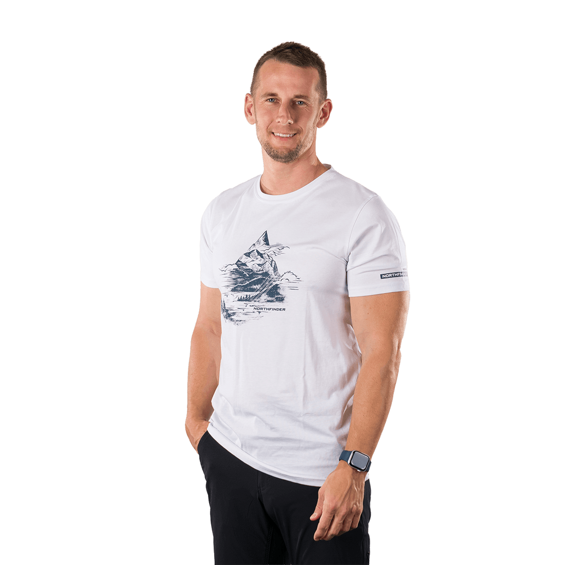 Men’s Outdoor T-shirt 100% Organic Cotton Regular Fit BENED