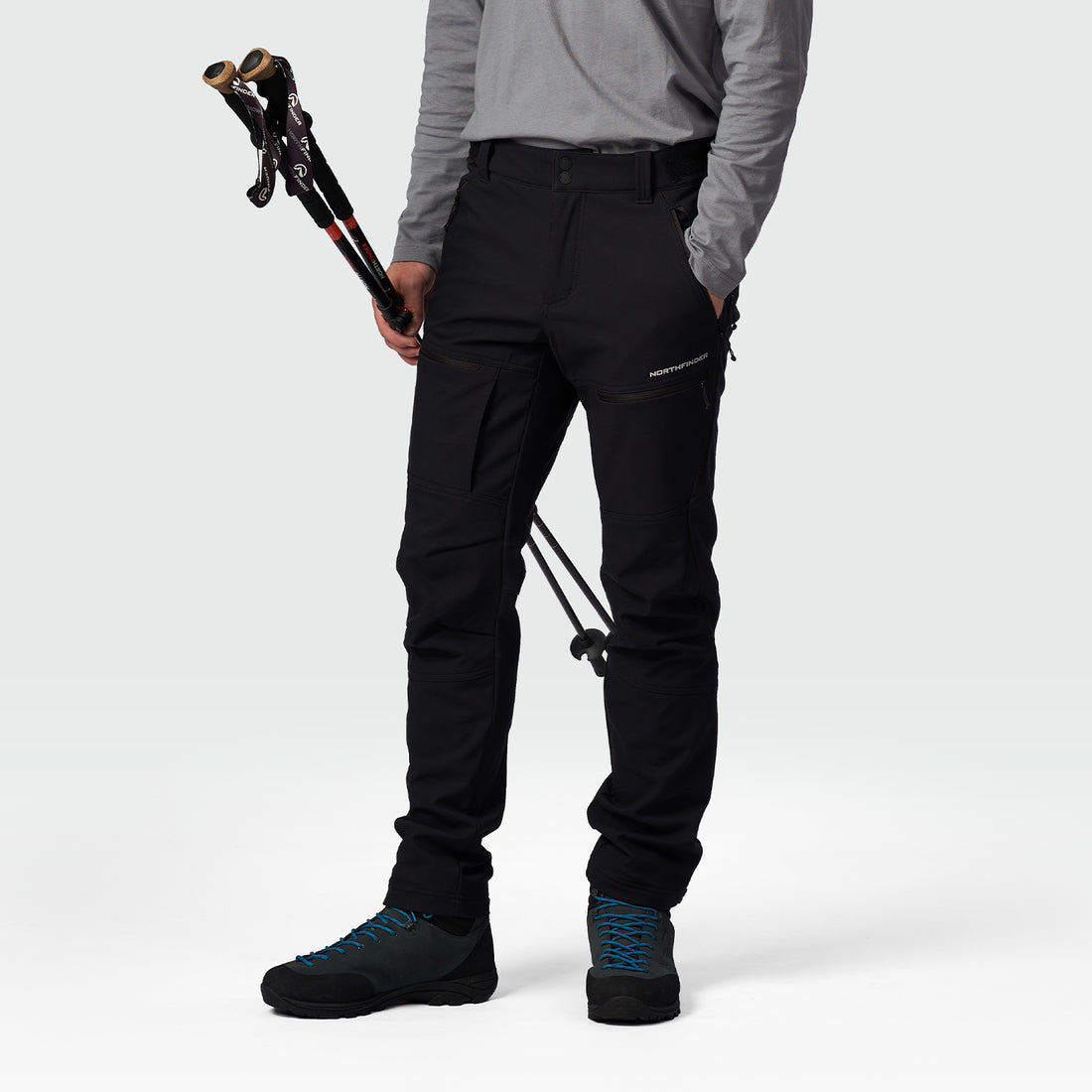 men's outdoor winter softshell pants 3L