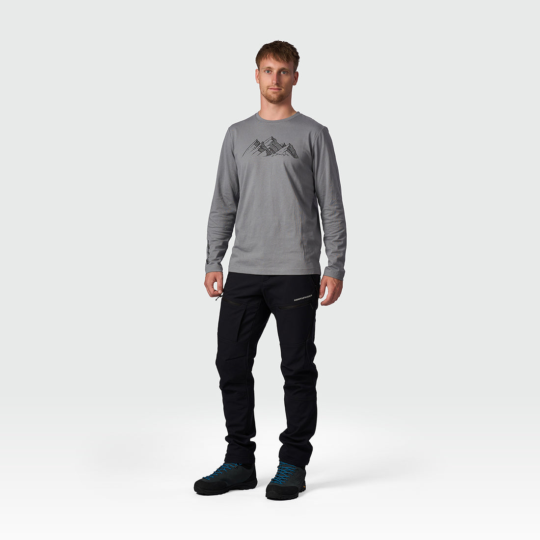 men's outdoor winter softshell pants 3L
