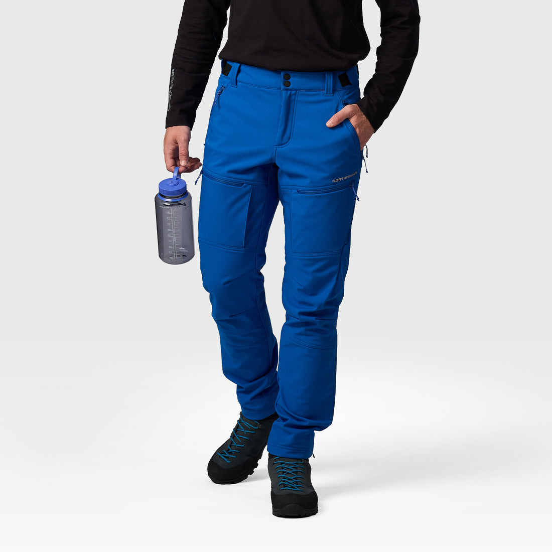 men's outdoor winter softshell pants 3L