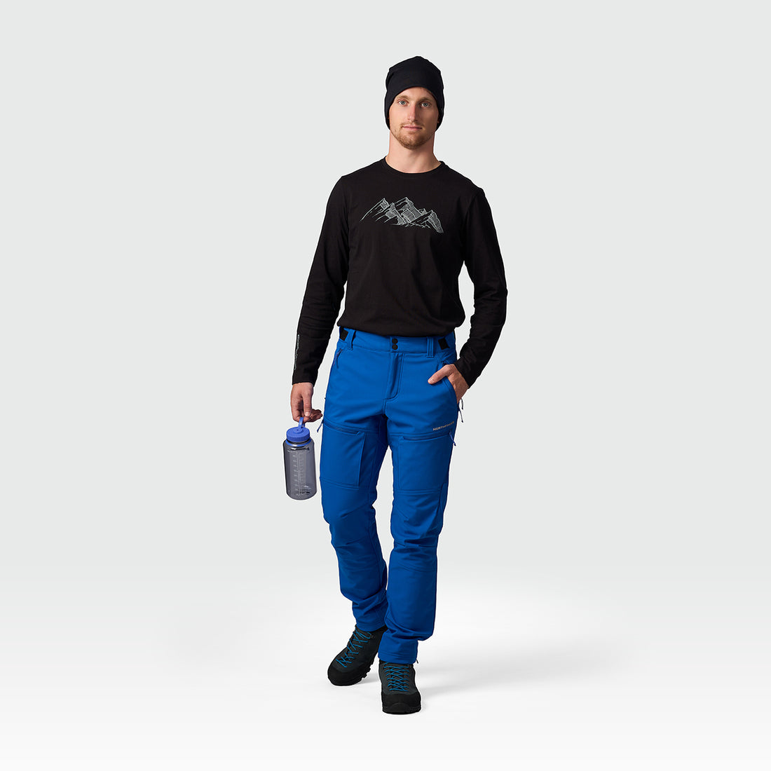 men's outdoor winter softshell pants 3L