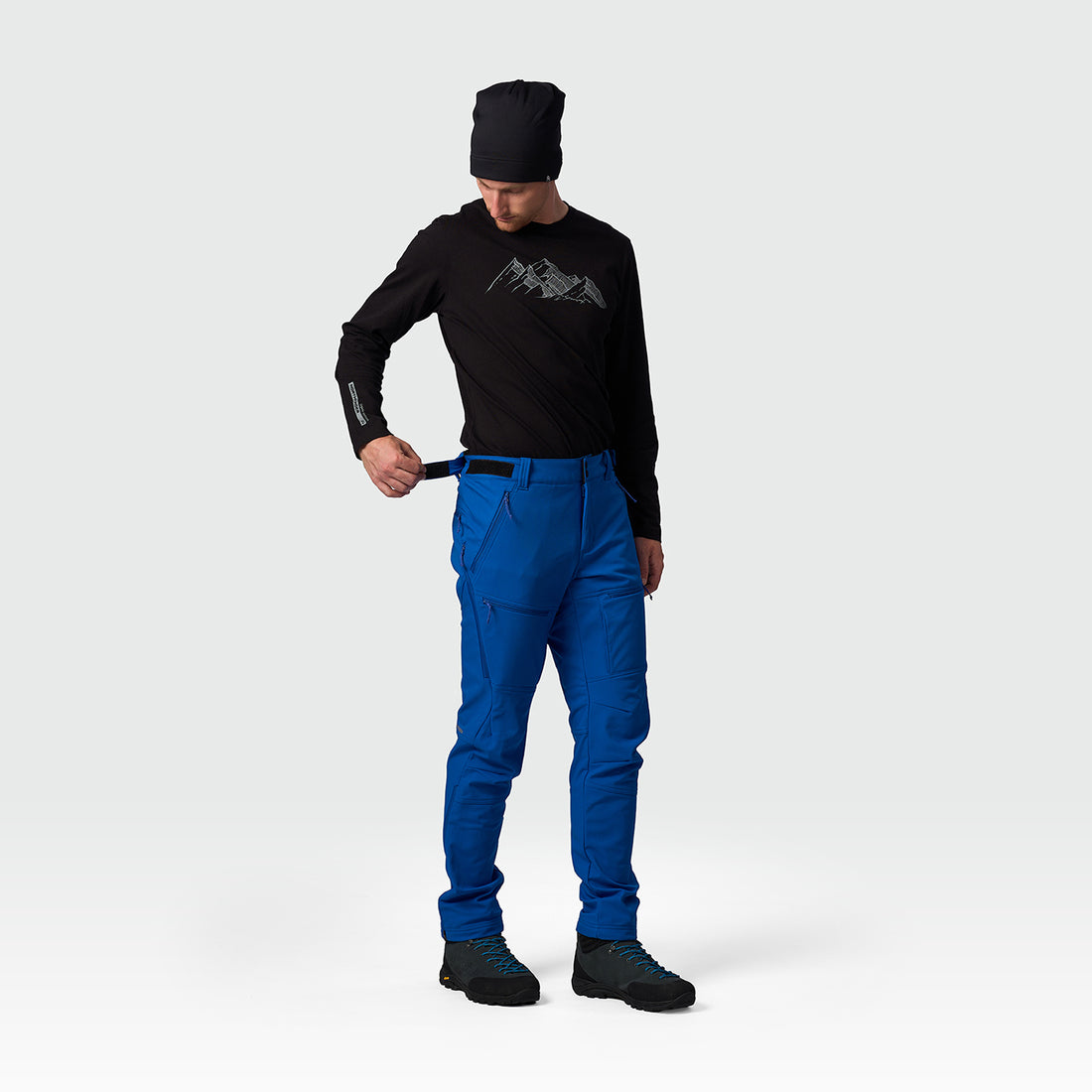 men's outdoor winter softshell pants 3L
