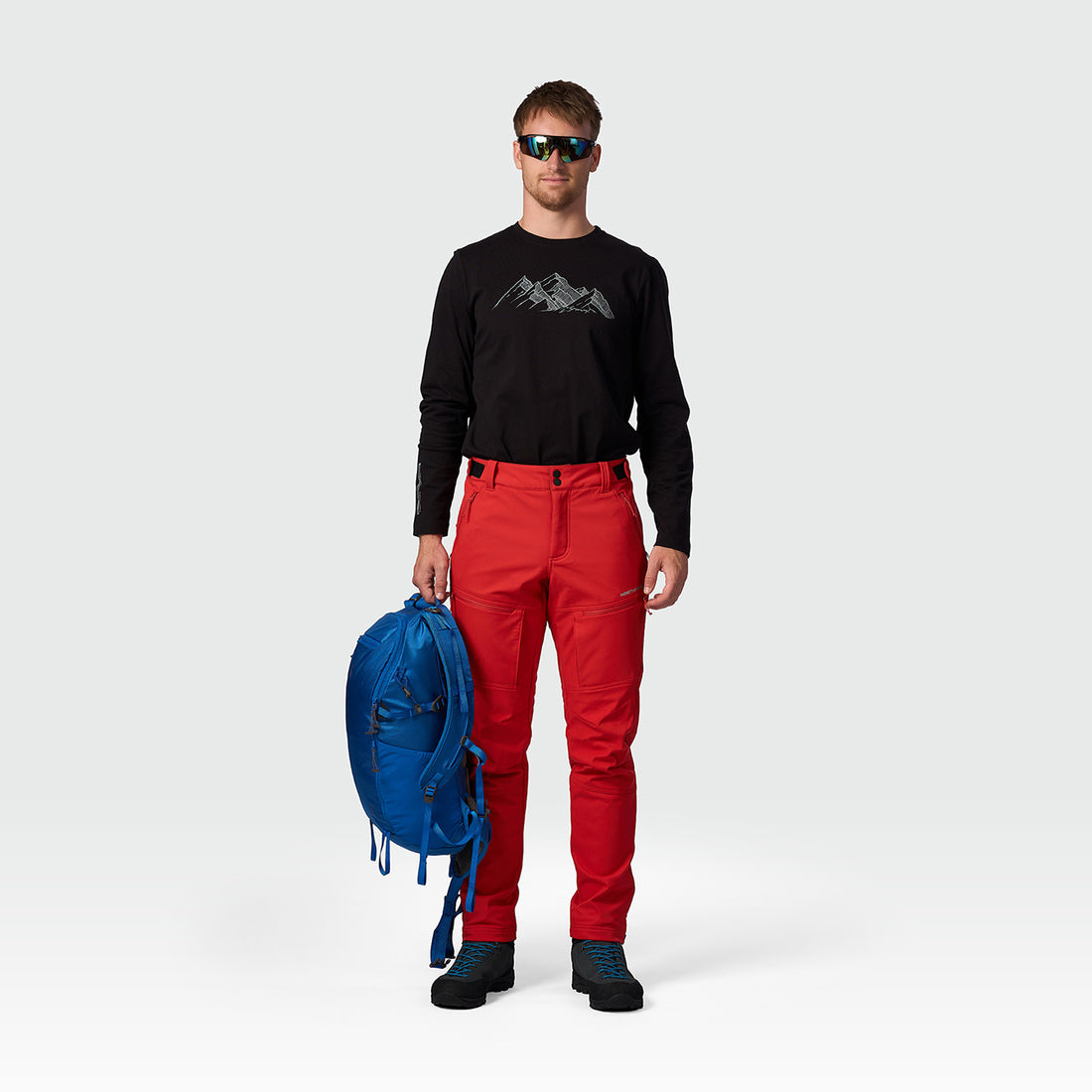 men's outdoor winter softshell pants 3L
