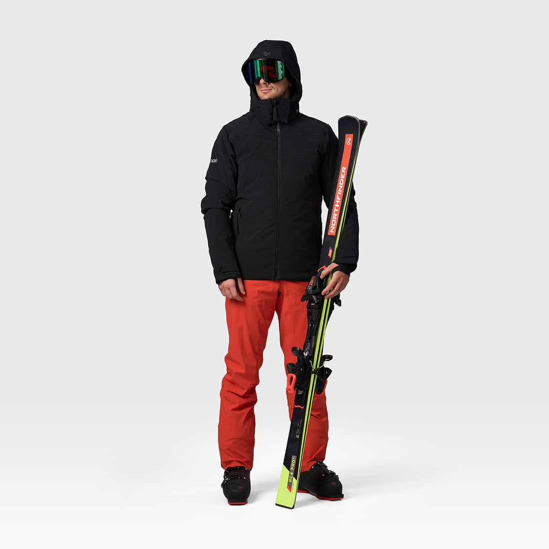 men's ski technical jacket fully featured