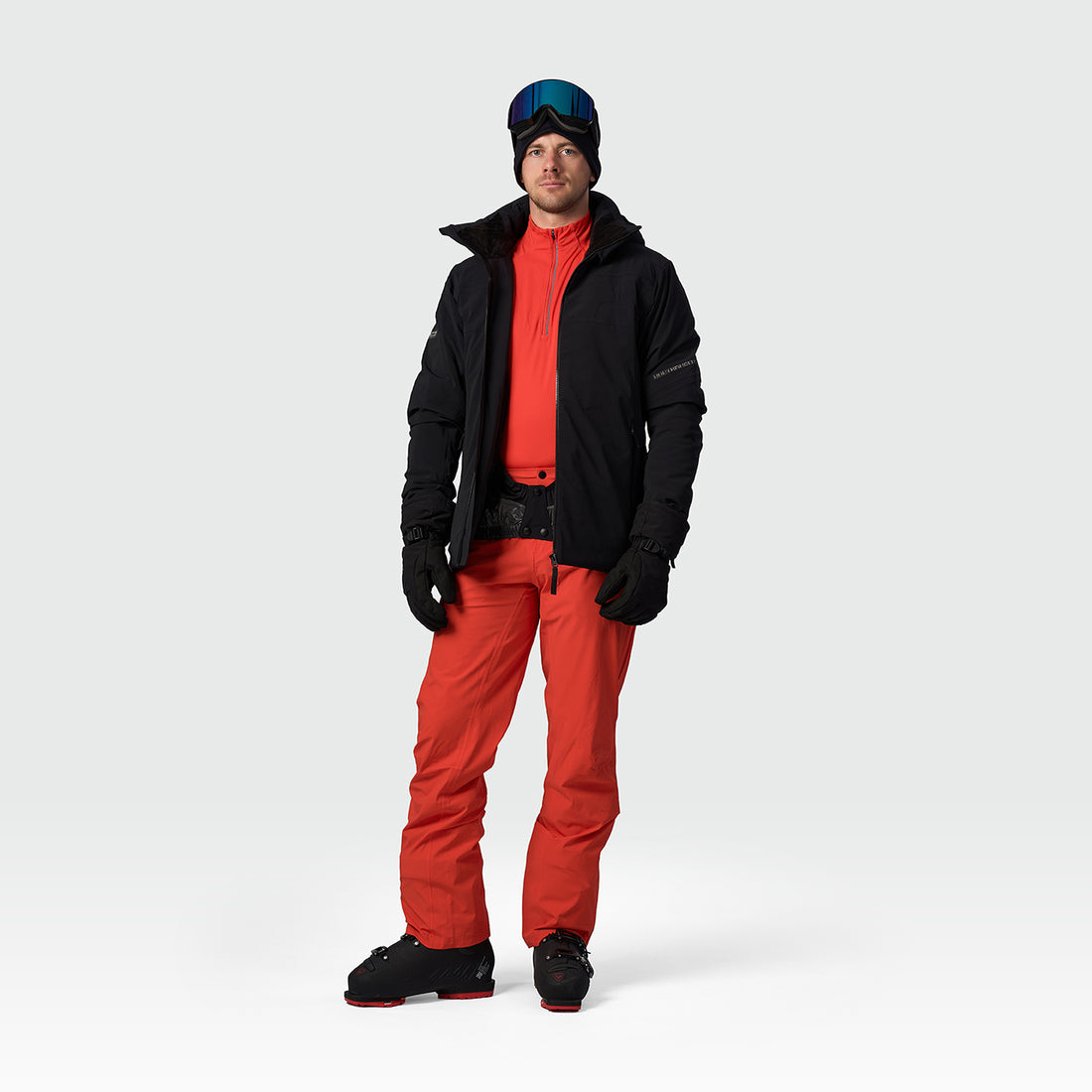 men's ski technical jacket fully featured