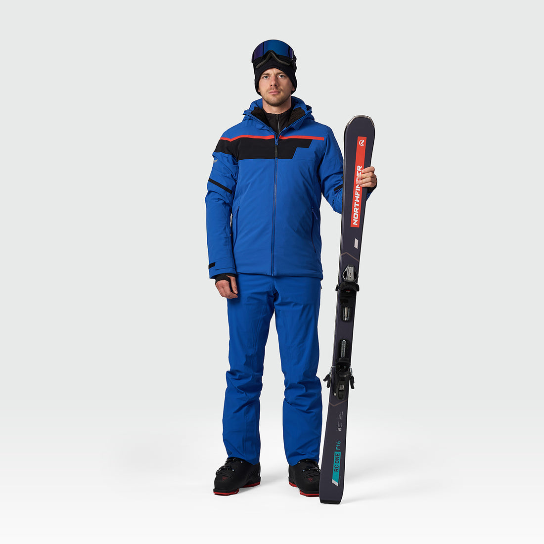 men's ski technical jacket fully featured