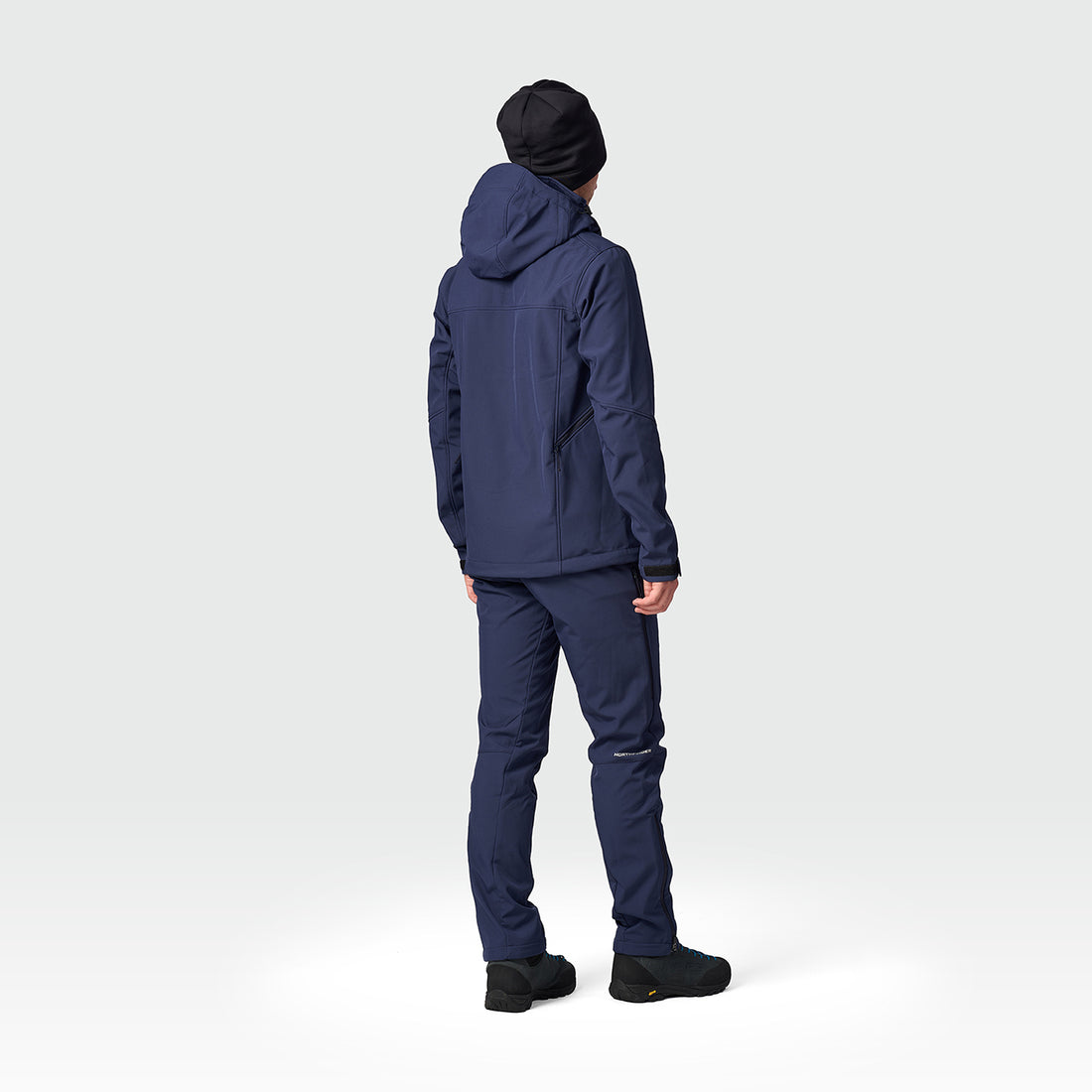 men's softshell hood off jacket 3L