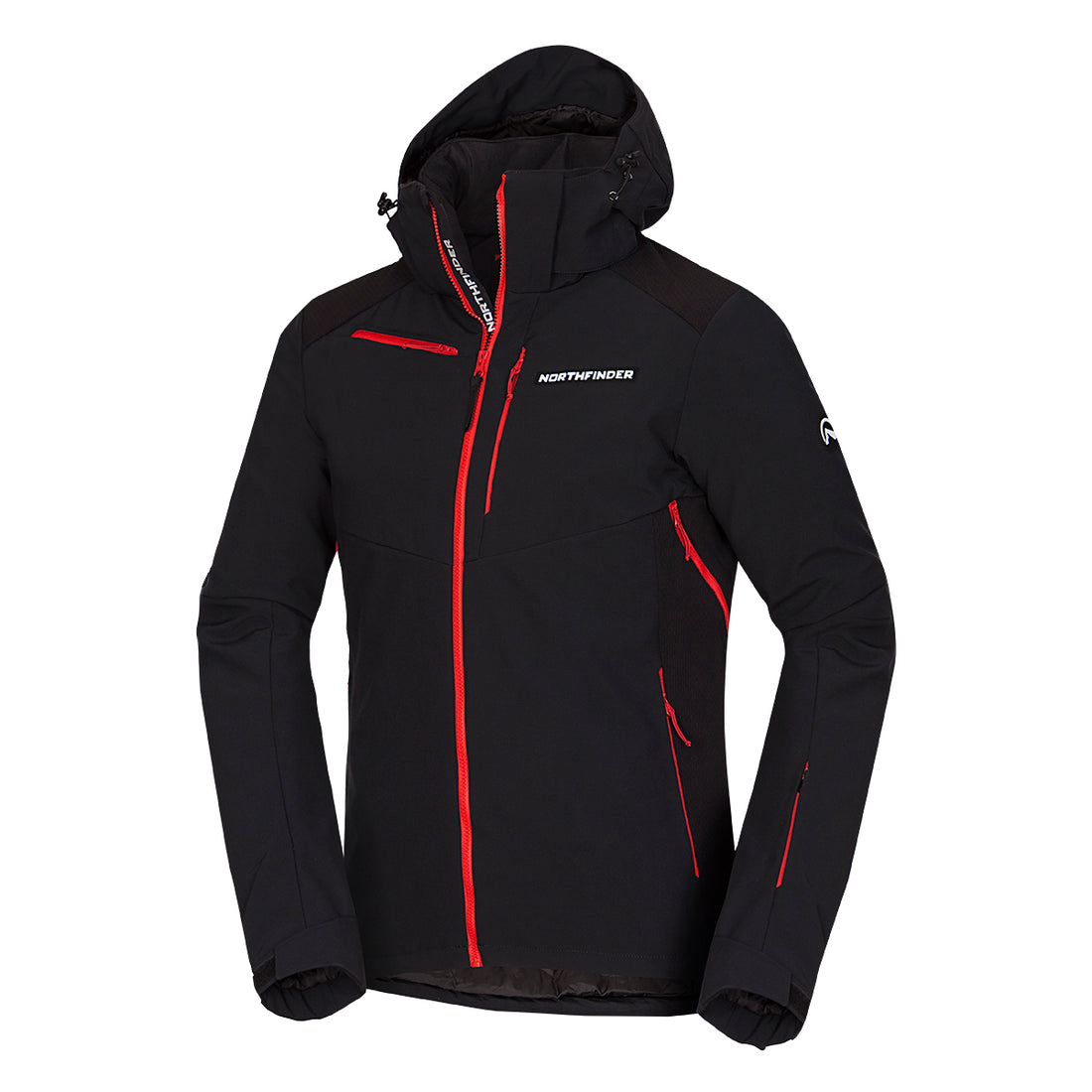 Men's softshell ski jacket DREWIN BU-5009SNW