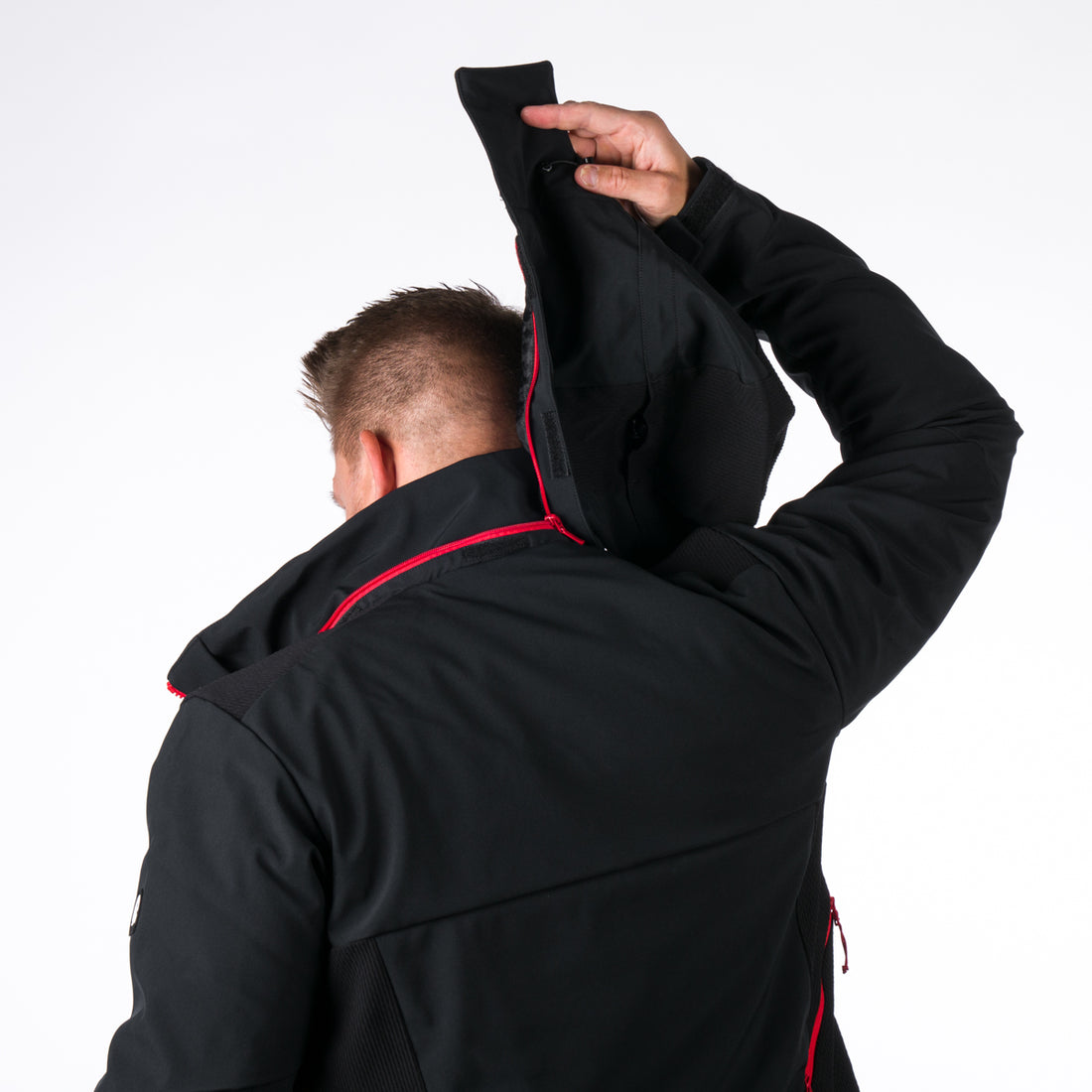 Men's softshell ski jacket DREWIN BU-5009SNW