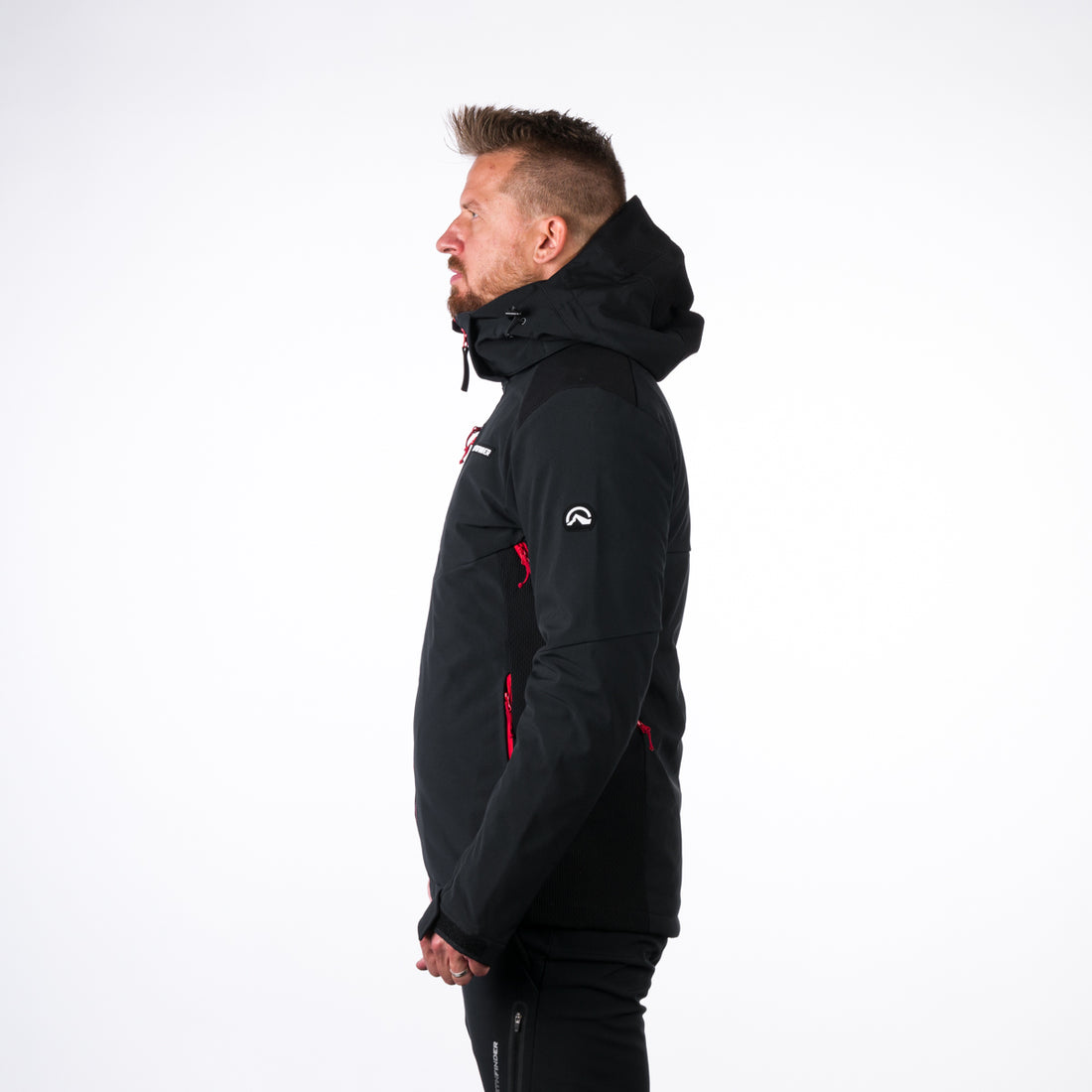 Men's softshell ski jacket DREWIN BU-5009SNW