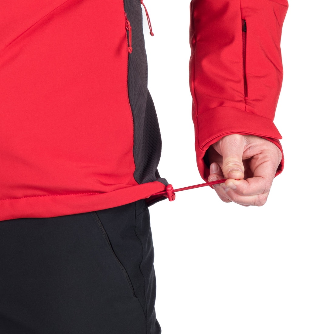 Men's softshell ski jacket DREWIN BU-5009SNW