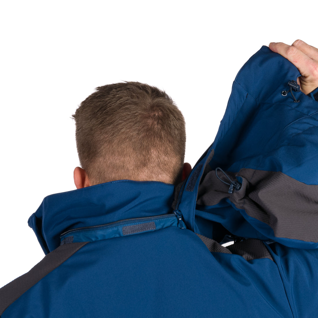 Men's softshell ski jacket DREWIN BU-5009SNW