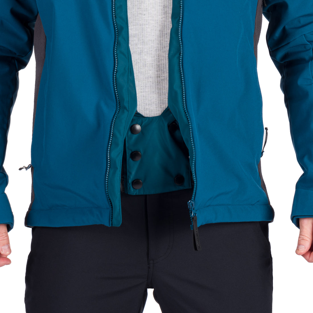 Men's softshell ski jacket DREWIN BU-5009SNW