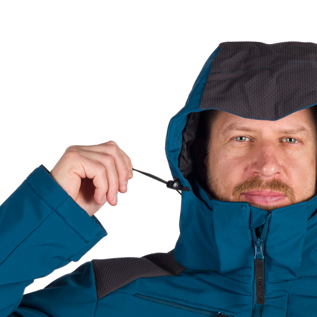Men's softshell ski jacket DREWIN BU-5009SNW
