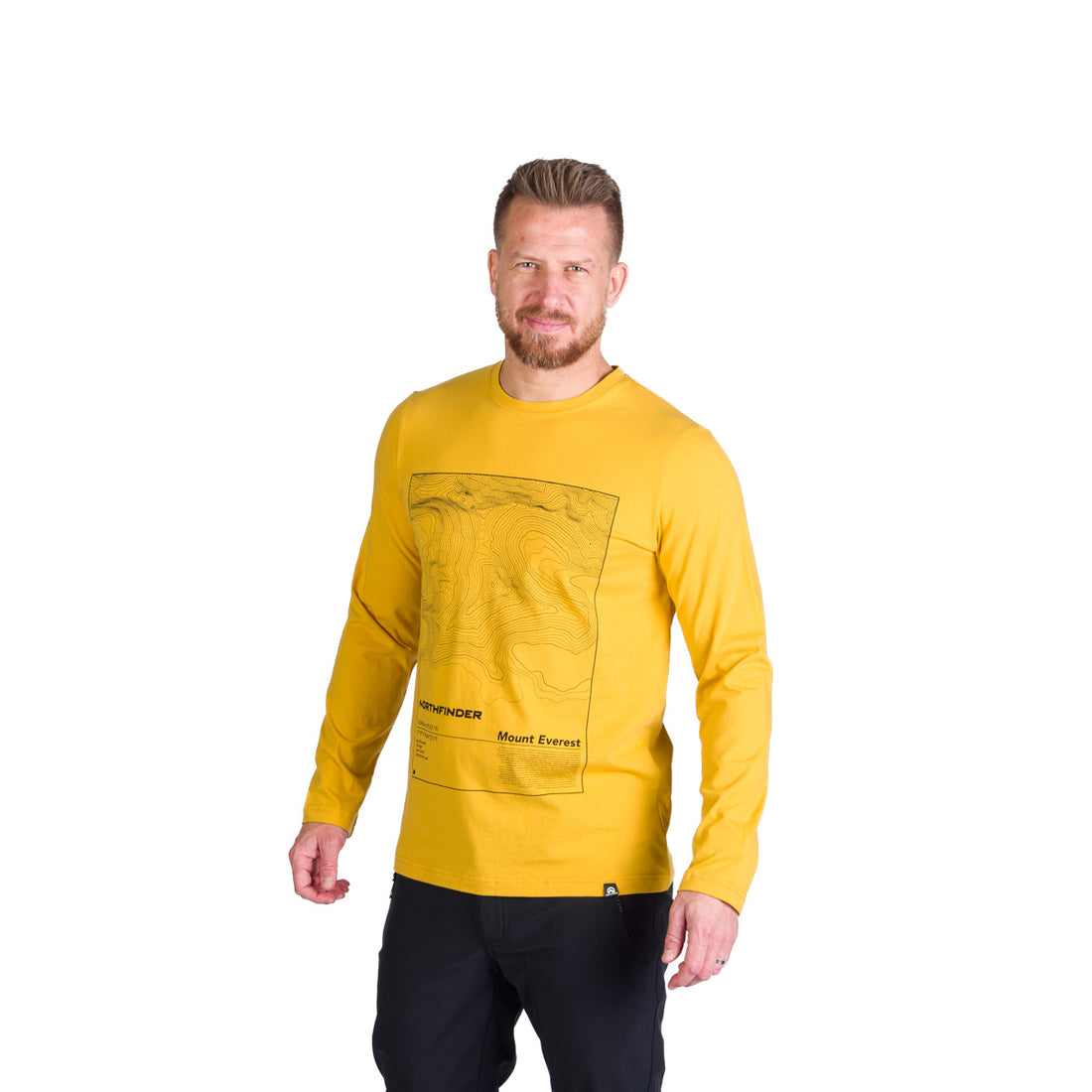 Men's tourist t-shirt from organic cotton HENDERSON