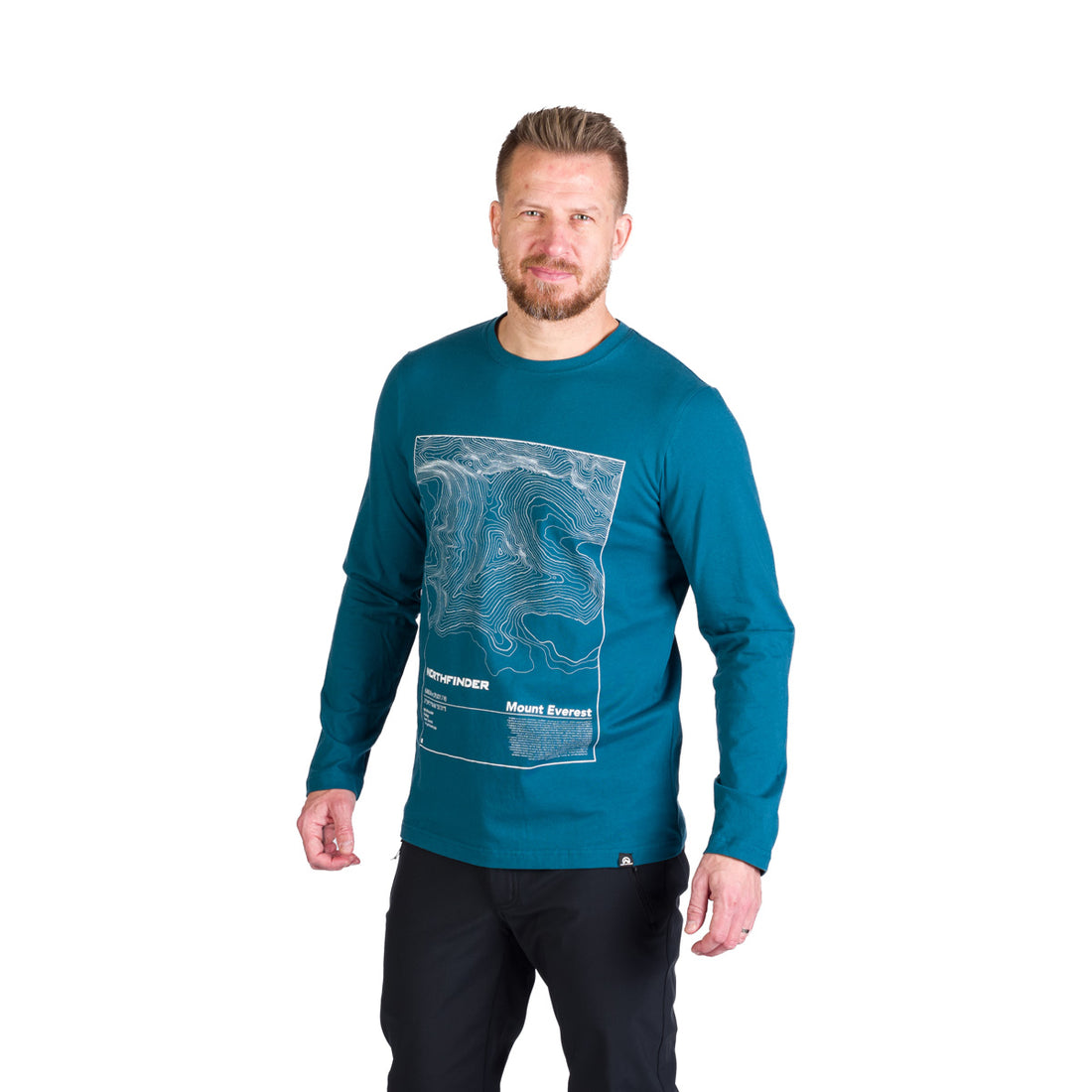 Men's tourist t-shirt from organic cotton HENDERSON