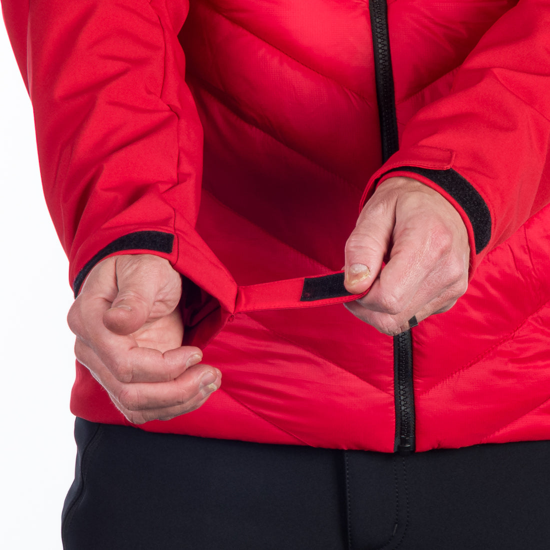 Men's urban hybrid insulated jacket with softshell BARRY