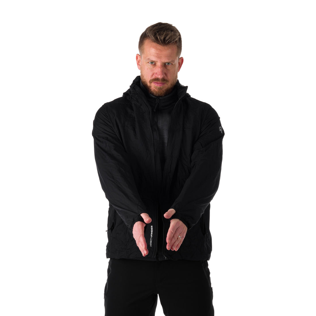 Men's waterproof multisport jacket stowable 2L NORTHKIT