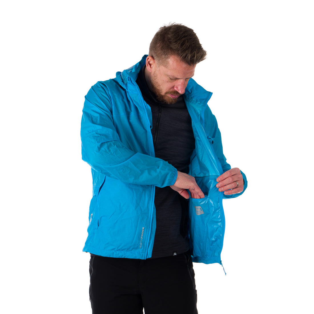 Men's waterproof multisport jacket stowable 2L NORTHKIT