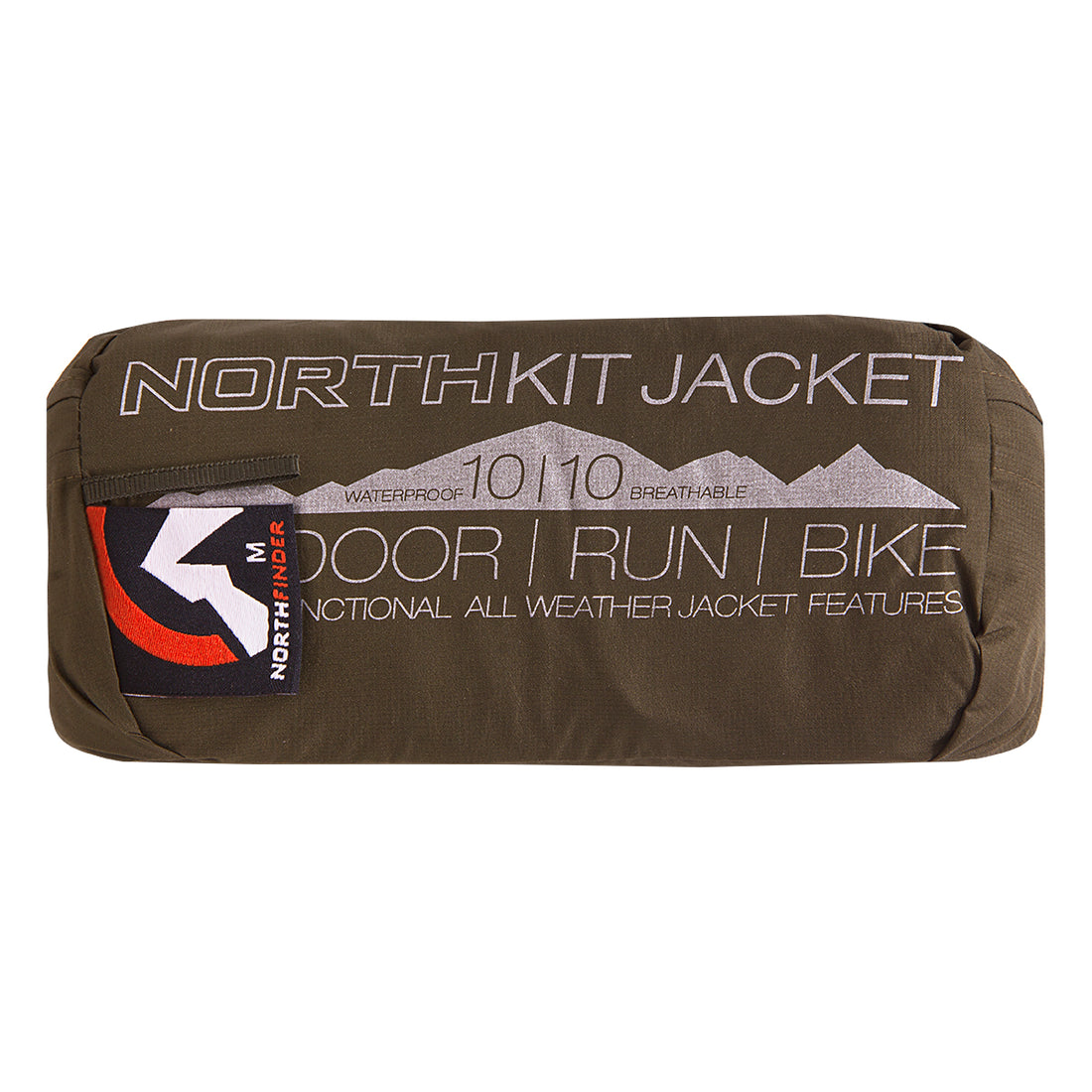 Men's waterproof multisport jacket stowable 2L NORTHKIT