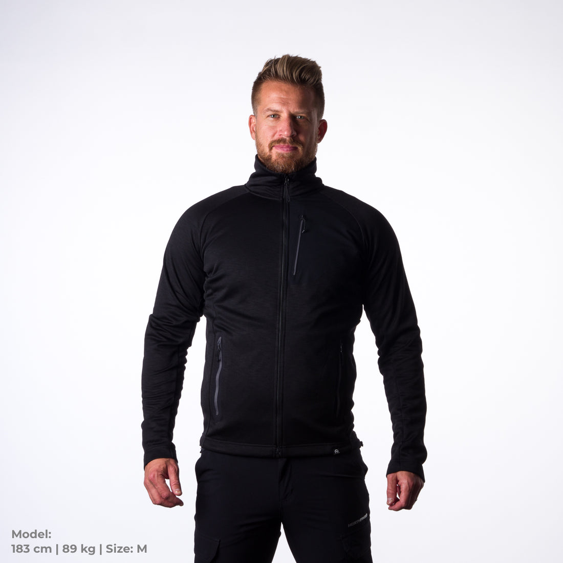 MI-3453OR men's functional sweatshirt power-stretch Northpol