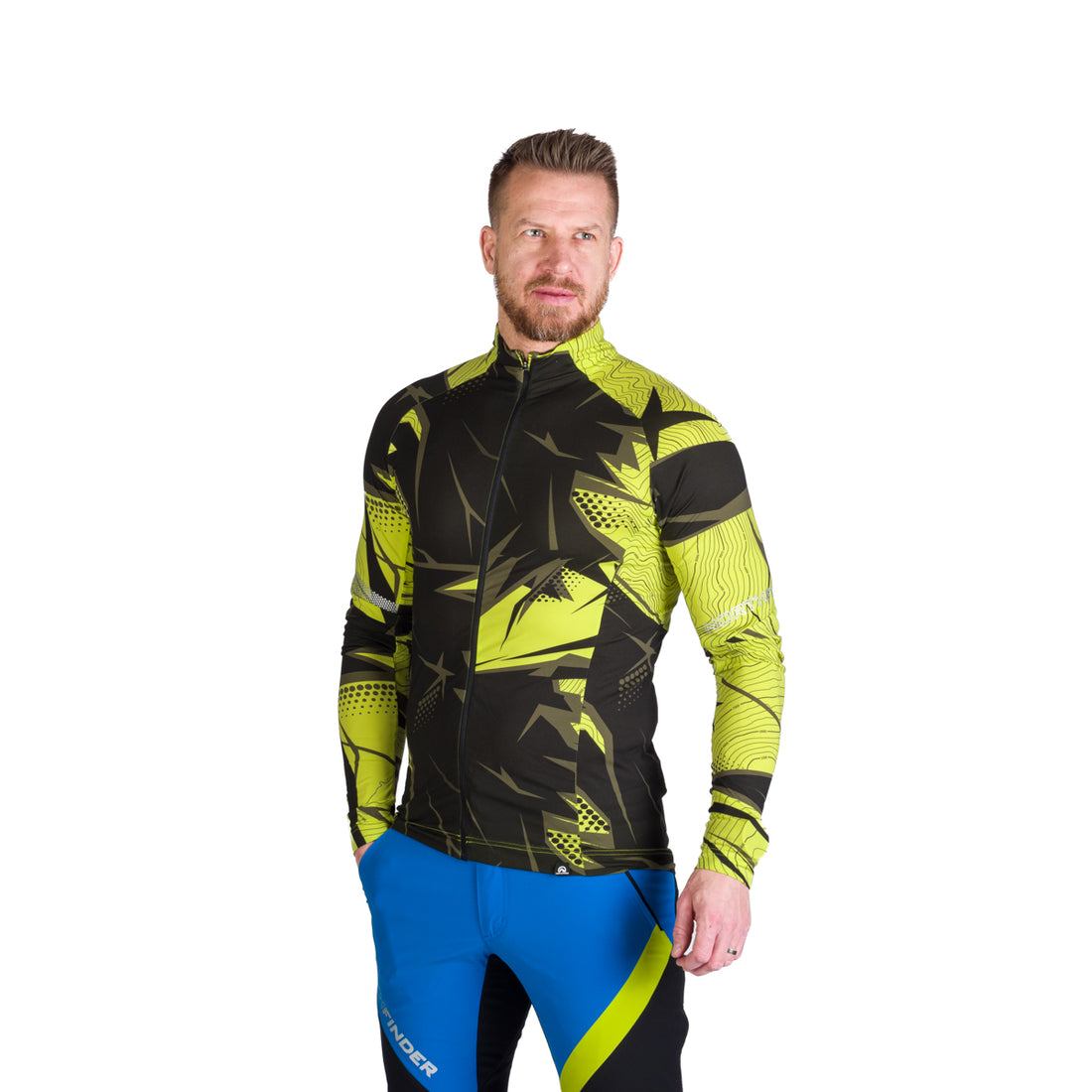 MI-36251SKP men's ski-touring sweater active sport full zip BUKOVEC