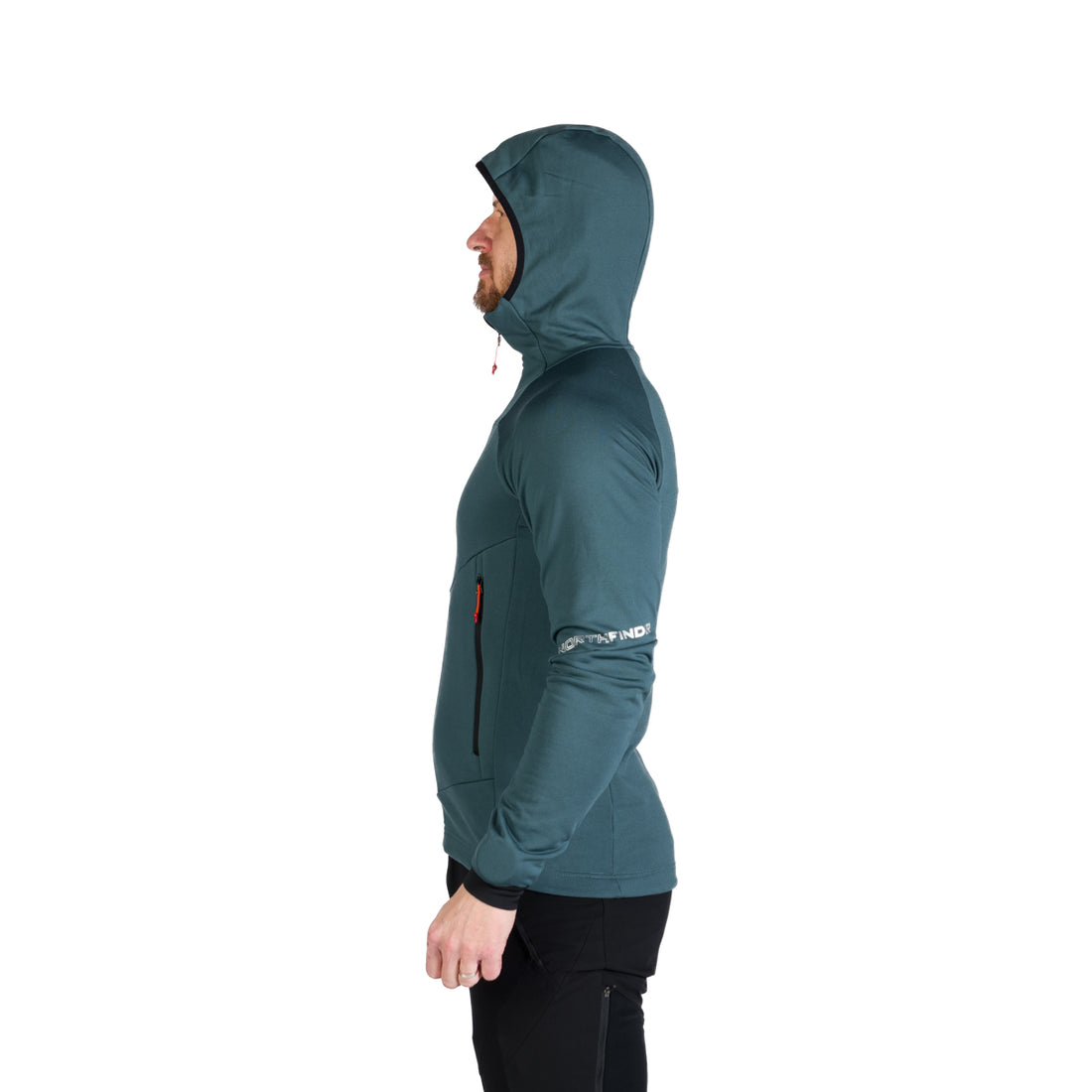 MI-3627SKP men's ski-touring sweater grid active sport full zip ZELEZNY