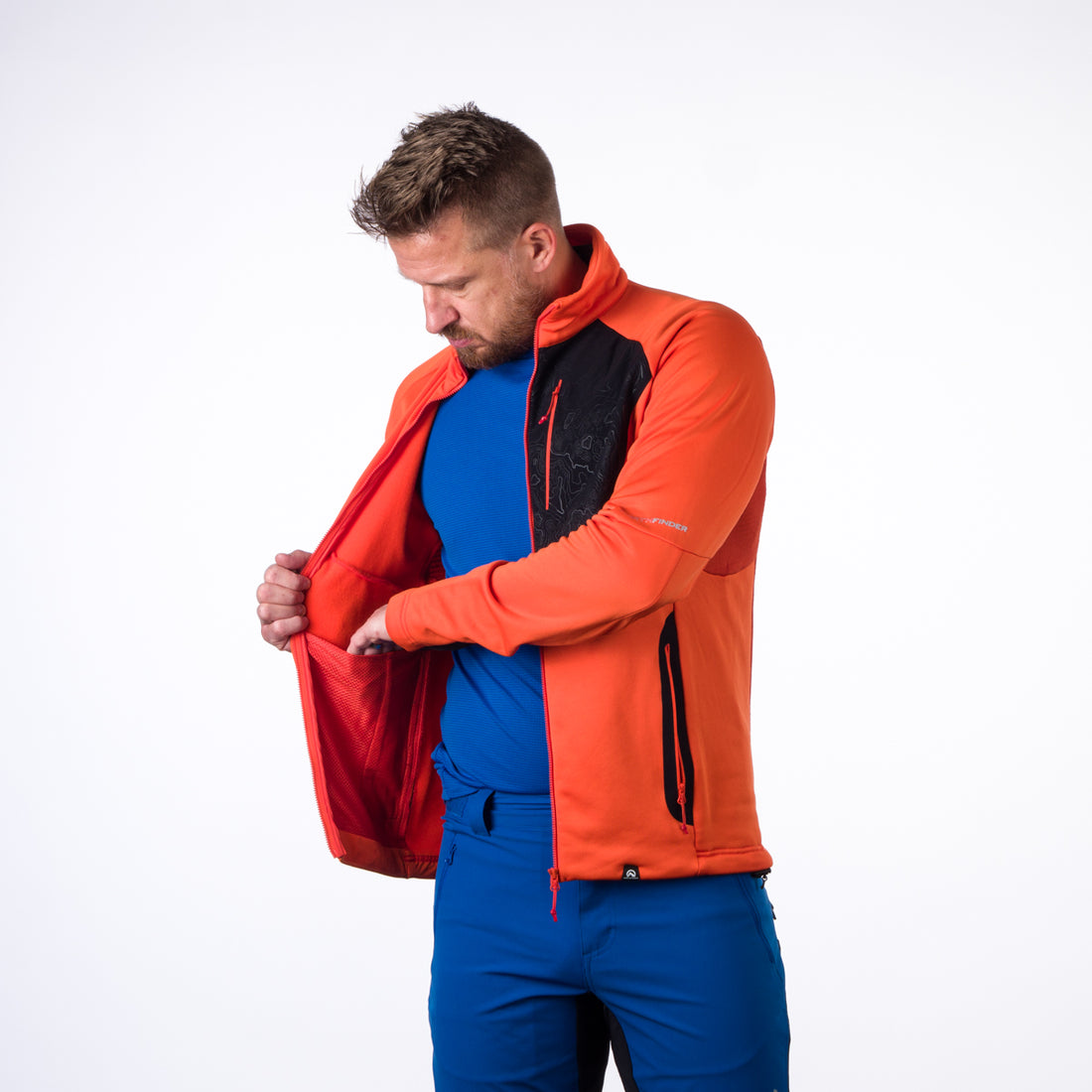 MI-3735PRO men's sweatshirt  polartec® power stretch KREMENEC