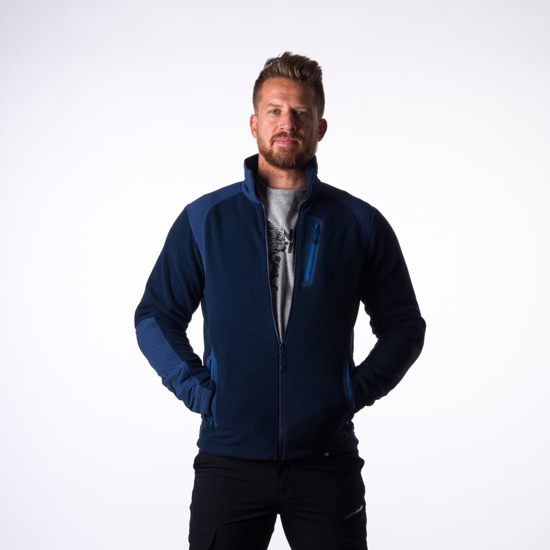 MI-3737PRO-SH men's fleece sweatshirt  polartec® micro Mincol Tribec