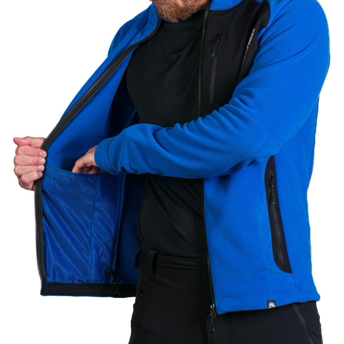 MI-3738PRO men's fleece sweatshirt  polartec® micro 200 PUPOV