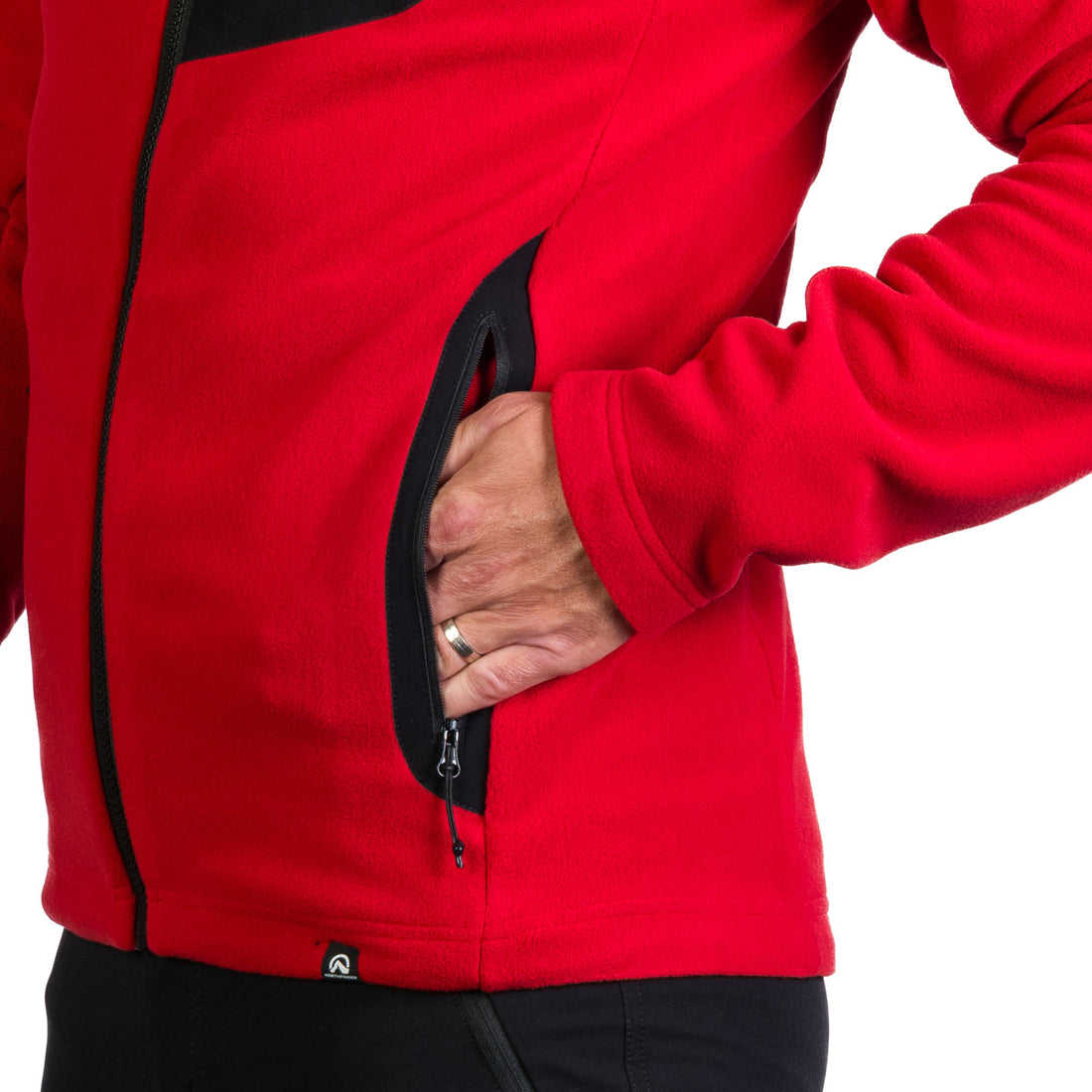 MI-3738PRO men's fleece sweatshirt  polartec® micro 200 PUPOV