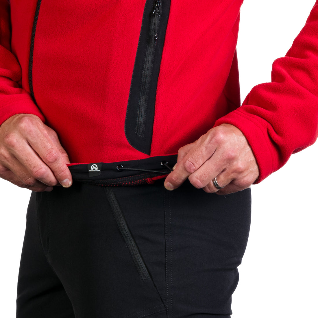 MI-3738PRO men's fleece sweatshirt  polartec® micro 200 PUPOV
