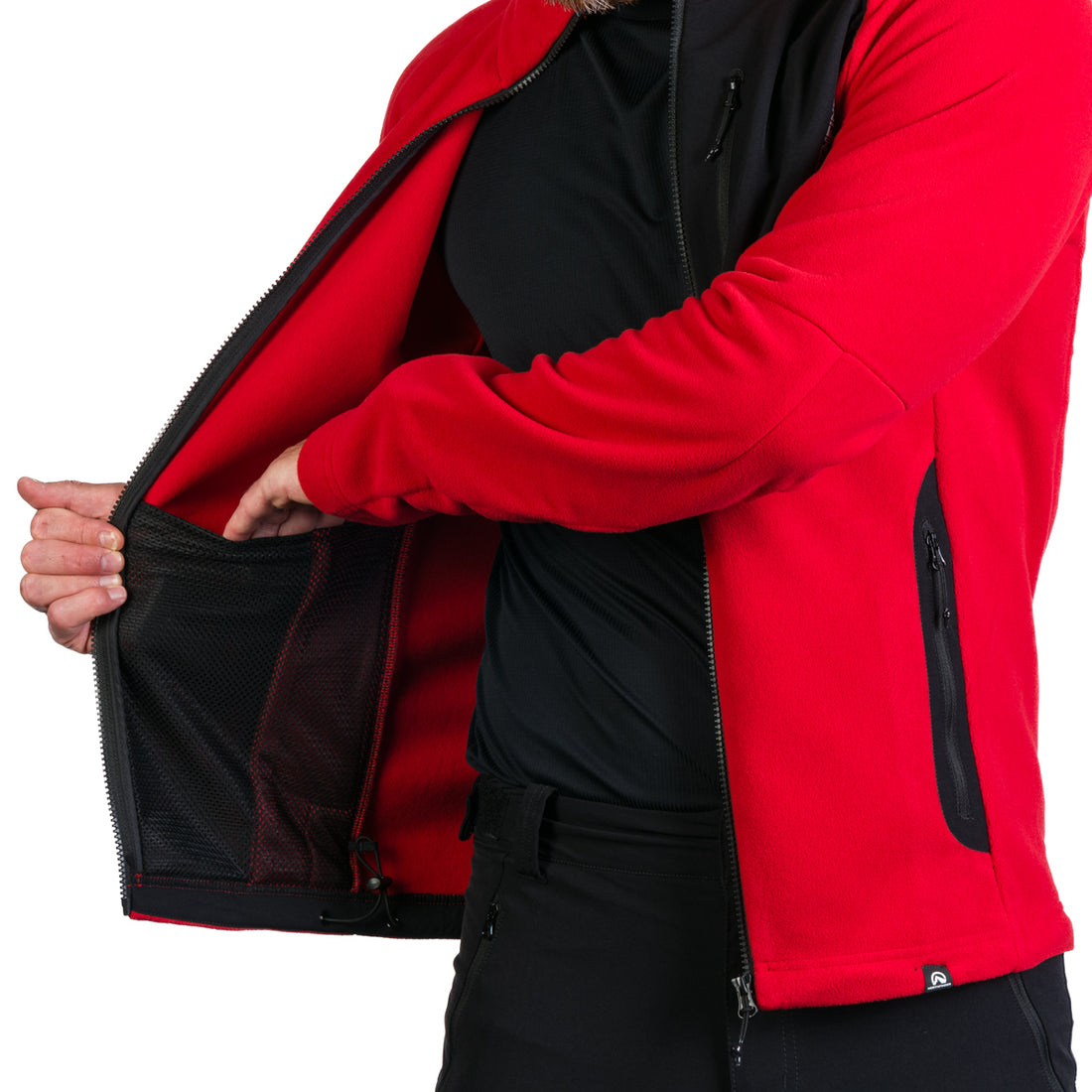 MI-3738PRO men's fleece sweatshirt  polartec® micro 200 PUPOV