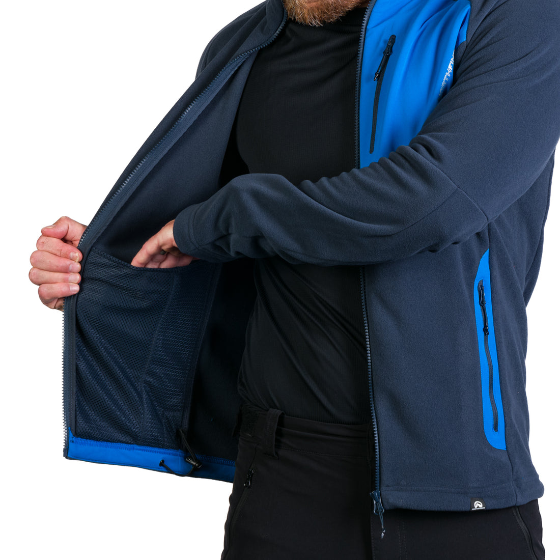 MI-3738PRO men's fleece sweatshirt  polartec® micro 200 PUPOV