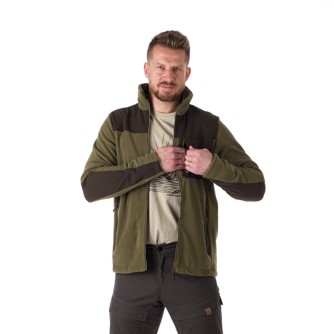 MI-3745AD men's fleece sweater NorthPolar MAURICE