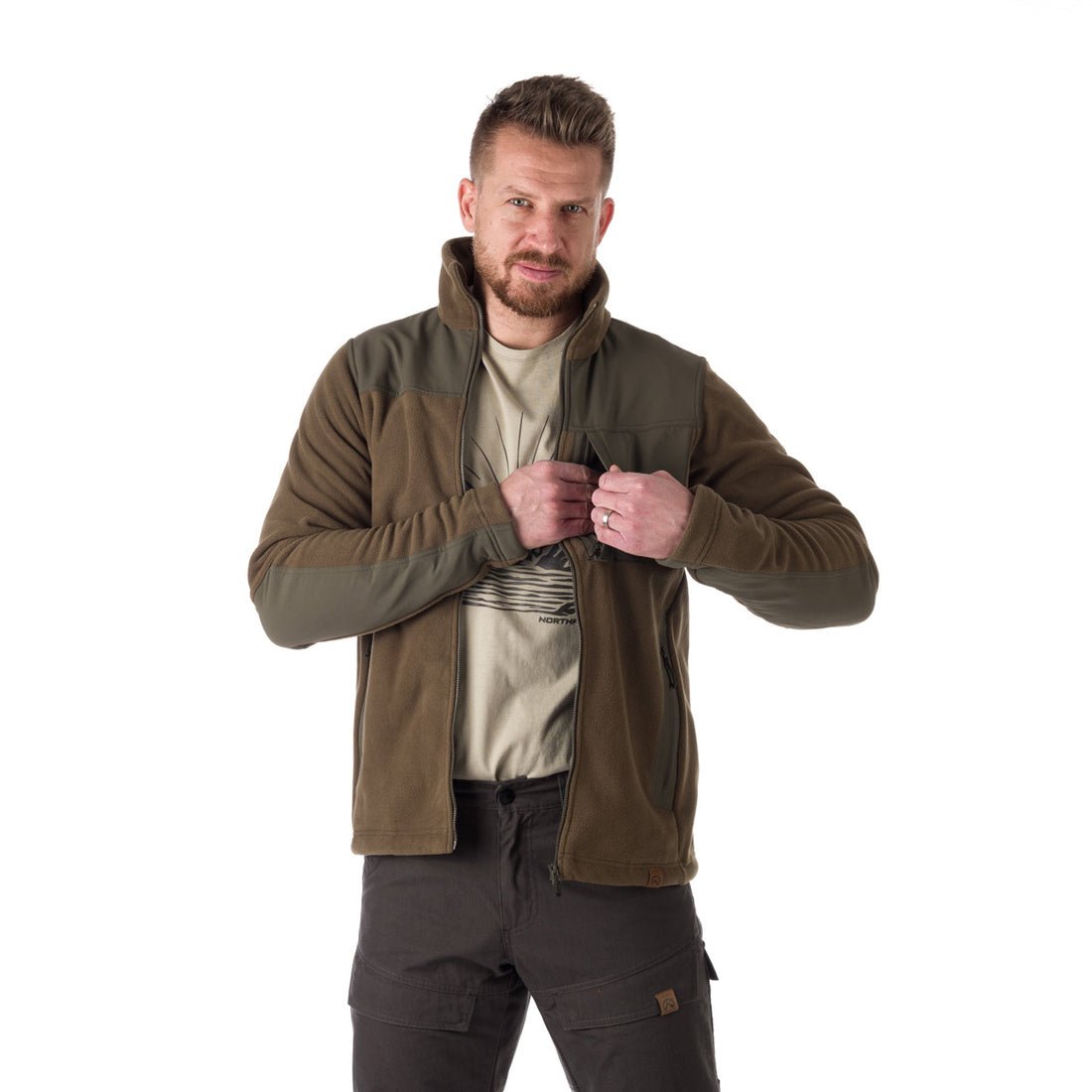 MI-3745AD men's fleece sweater NorthPolar MAURICE
