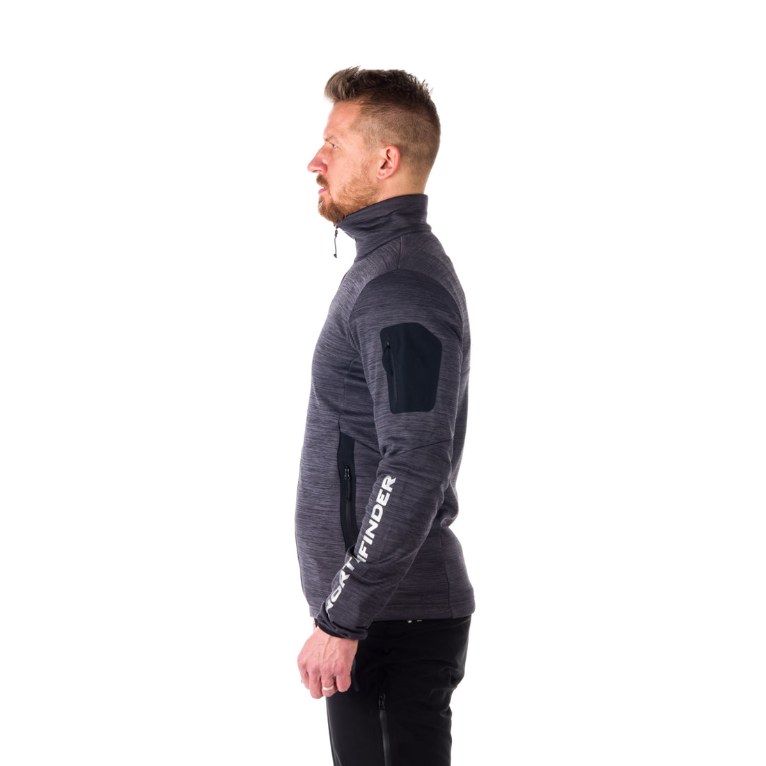 MI-3770OR men's melange trekking sweater regular fit BANKS