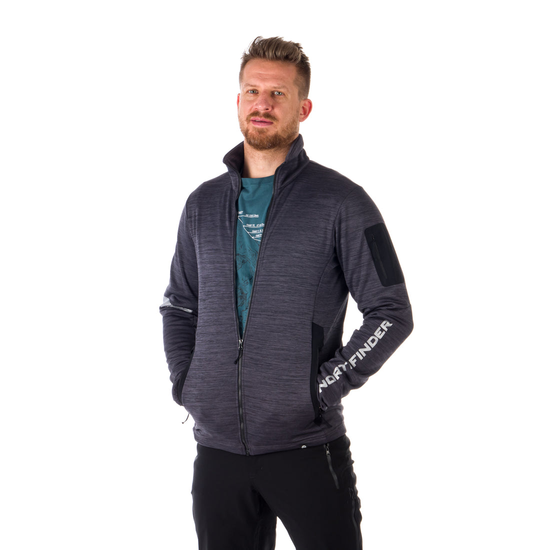 MI-3770OR men's melange trekking sweater regular fit BANKS