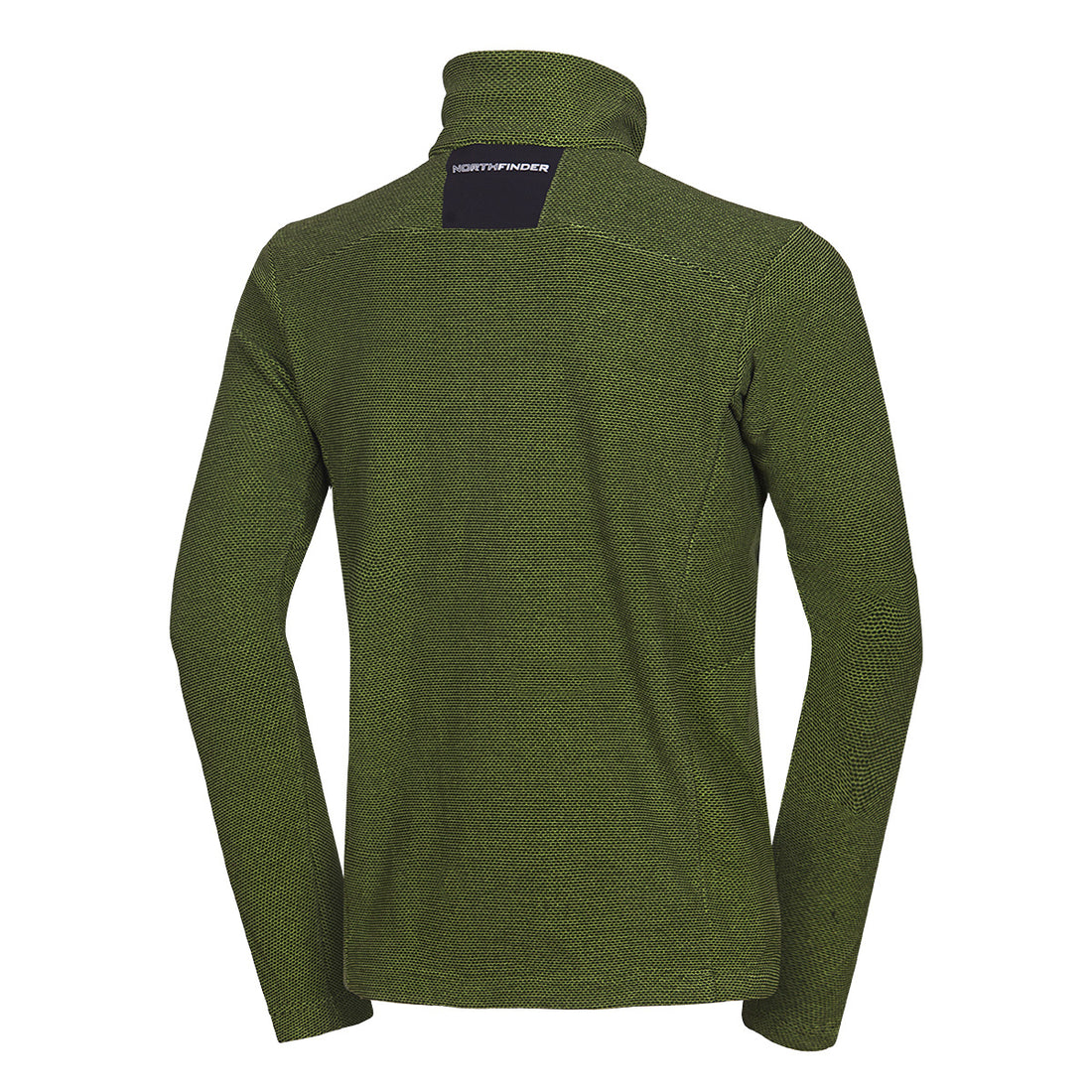 MI-3774OR men's trekking fleece sweater melange style BELLAMY
