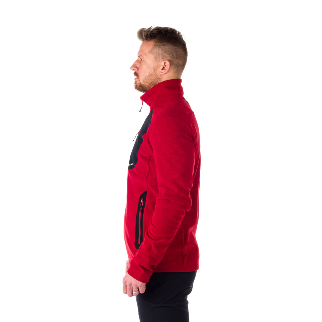 MI-3774OR men's trekking fleece sweater melange style BELLAMY