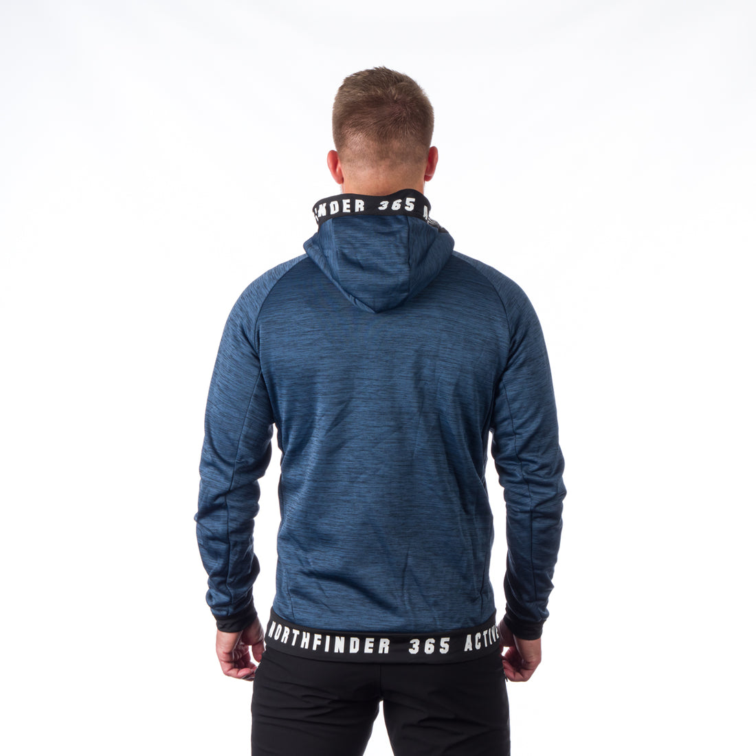 MI-3794OR men's melange hoody active sweater DAVE