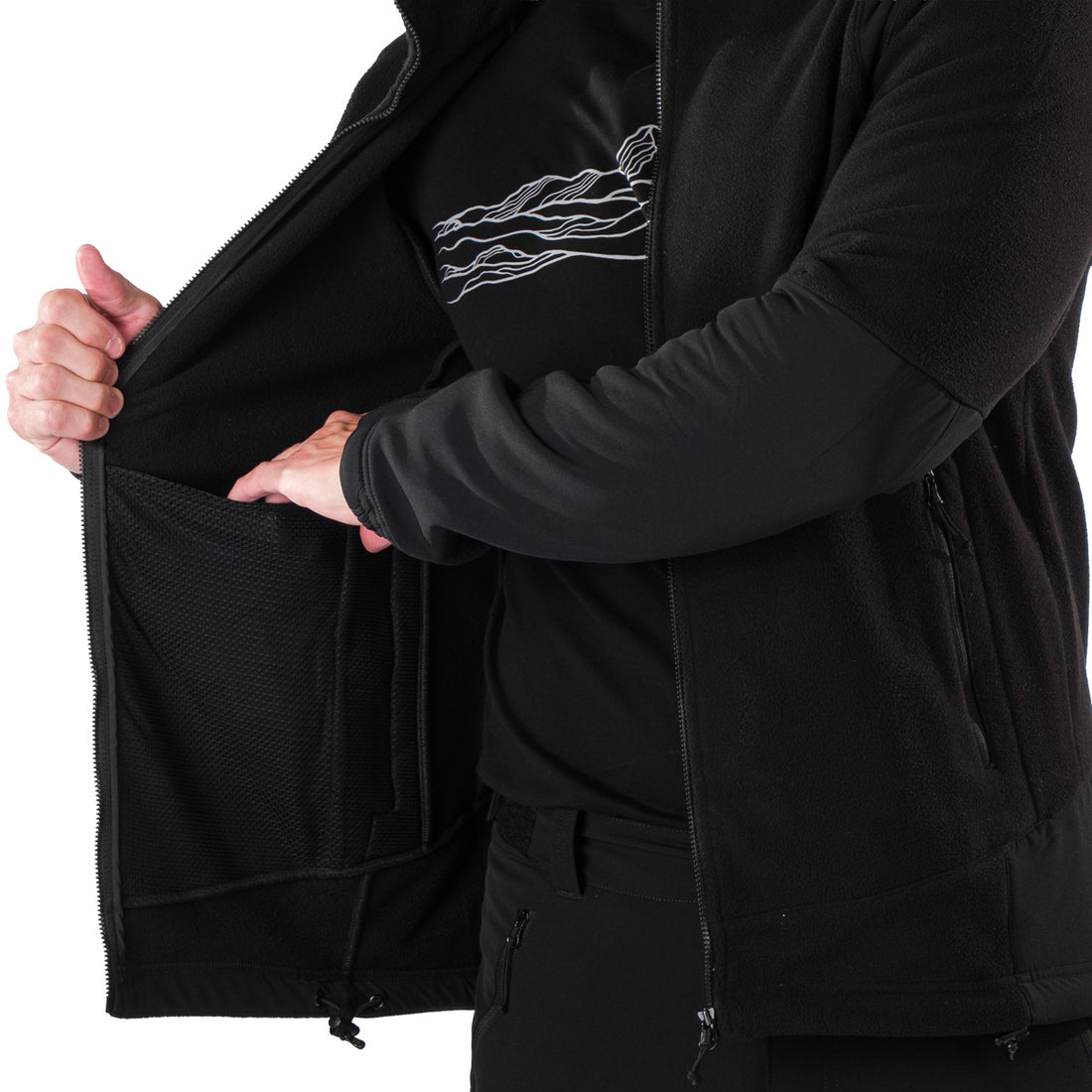 MI-3800OR men's outdoor fleece sweater EMMET