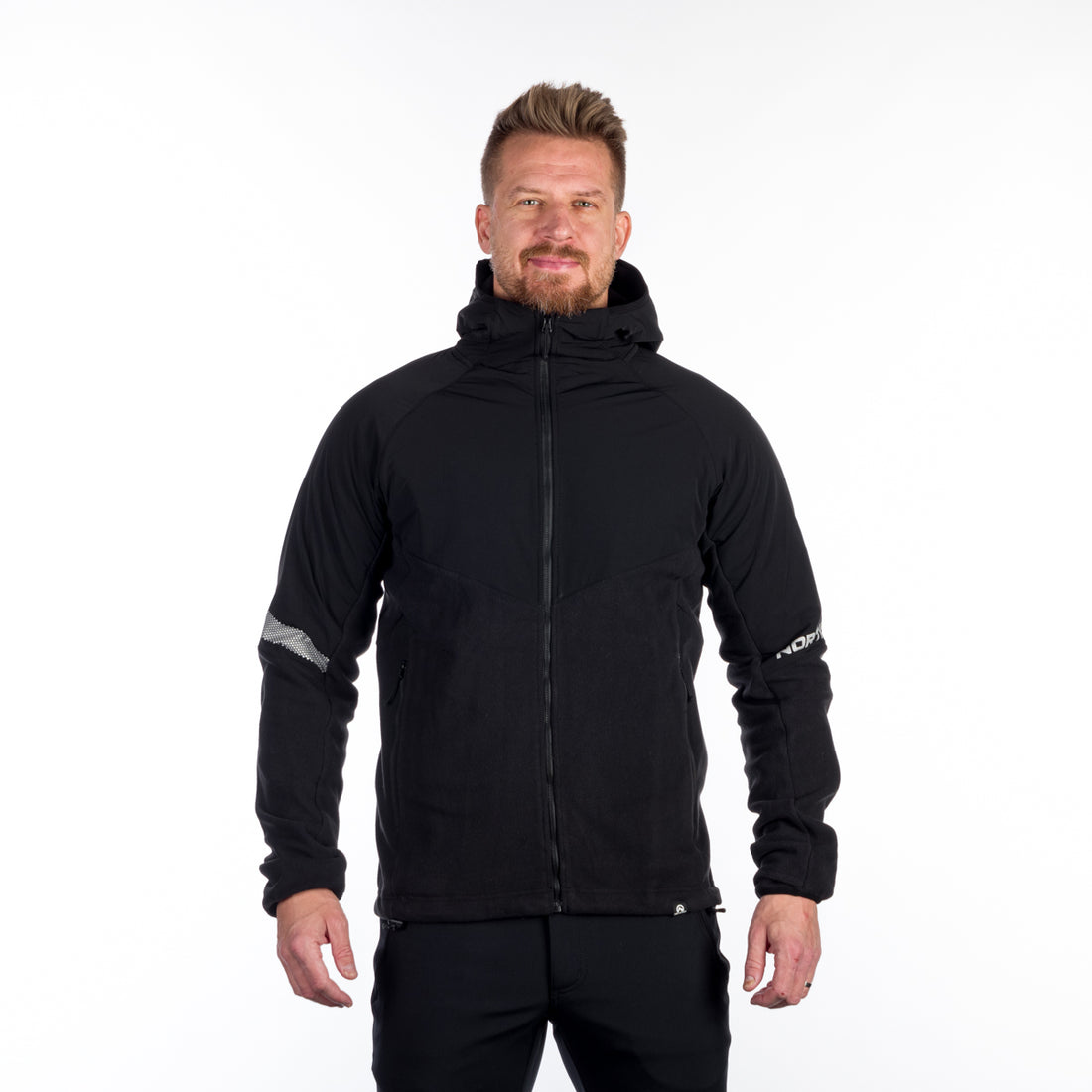 MI-3811OR men's fleece outdoor hood sweater NorthPolar GENE