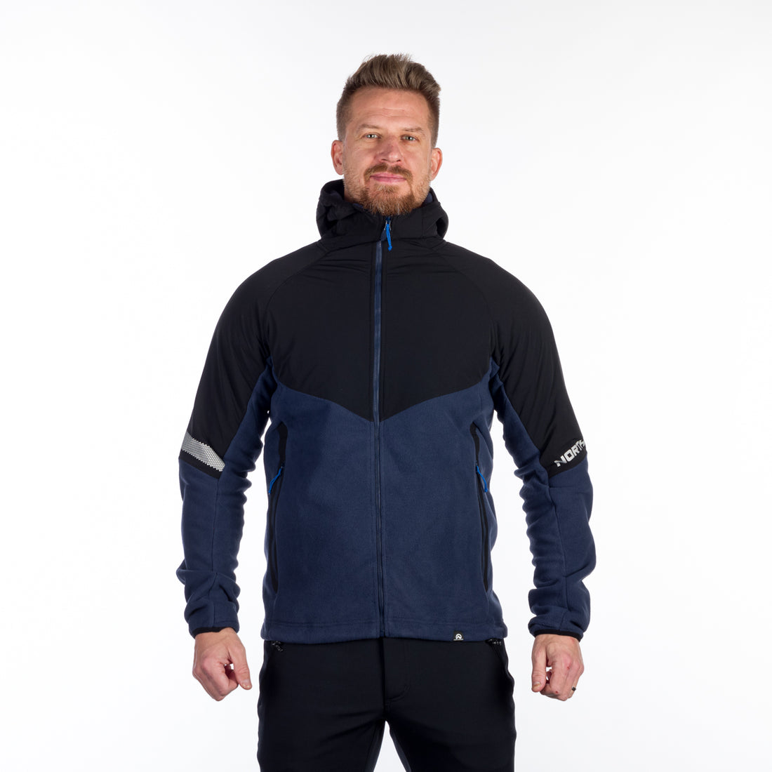 MI-3811OR men's fleece outdoor hood sweater NorthPolar GENE